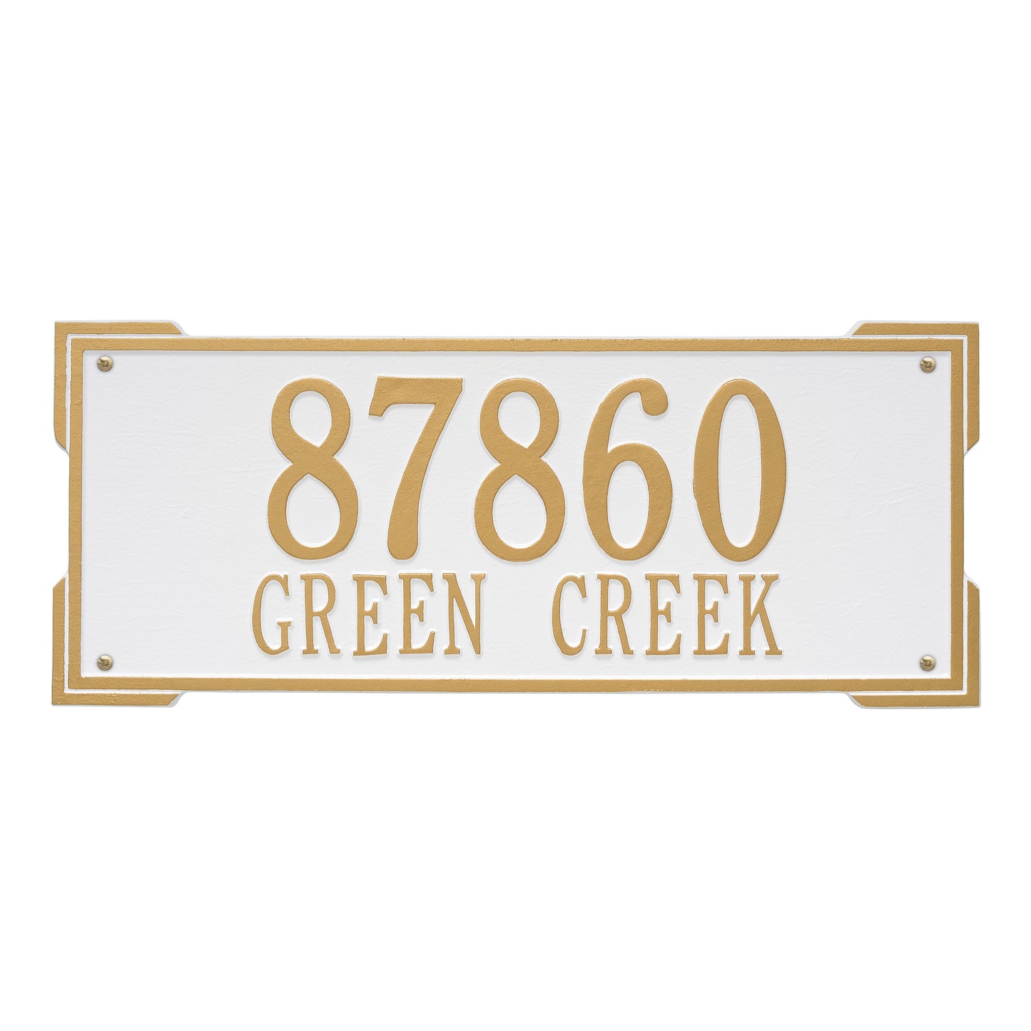 Whitehall Products Personalized Roanoke Estate Wall Plaque Two Line