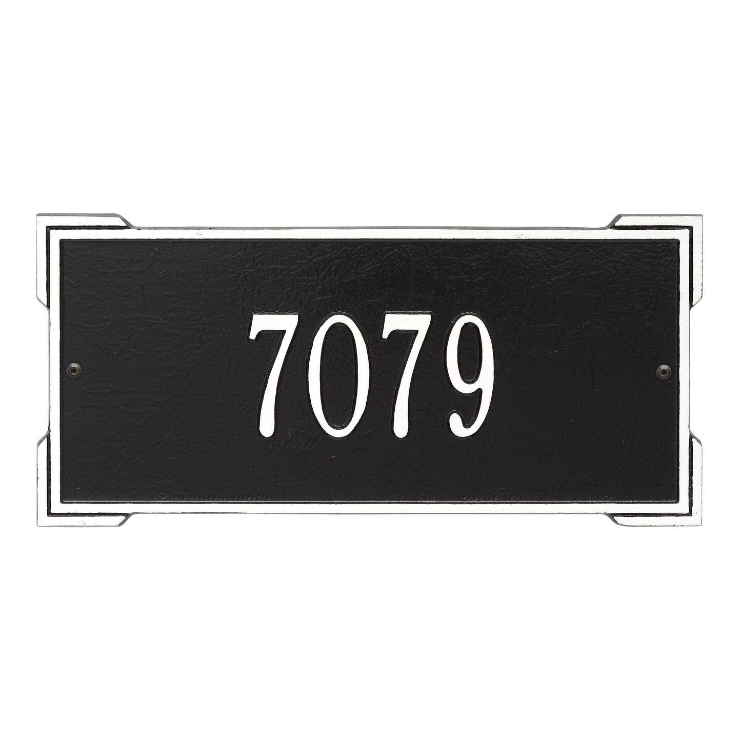 Whitehall Products Personalized Roanoke Standard Wall Plaque One Line White/gold