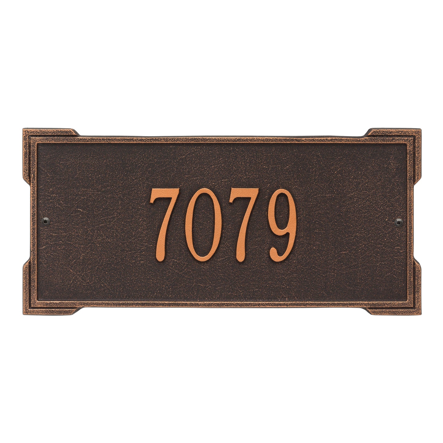 Whitehall Products Personalized Roanoke Standard Wall Plaque One Line Pewter/silver