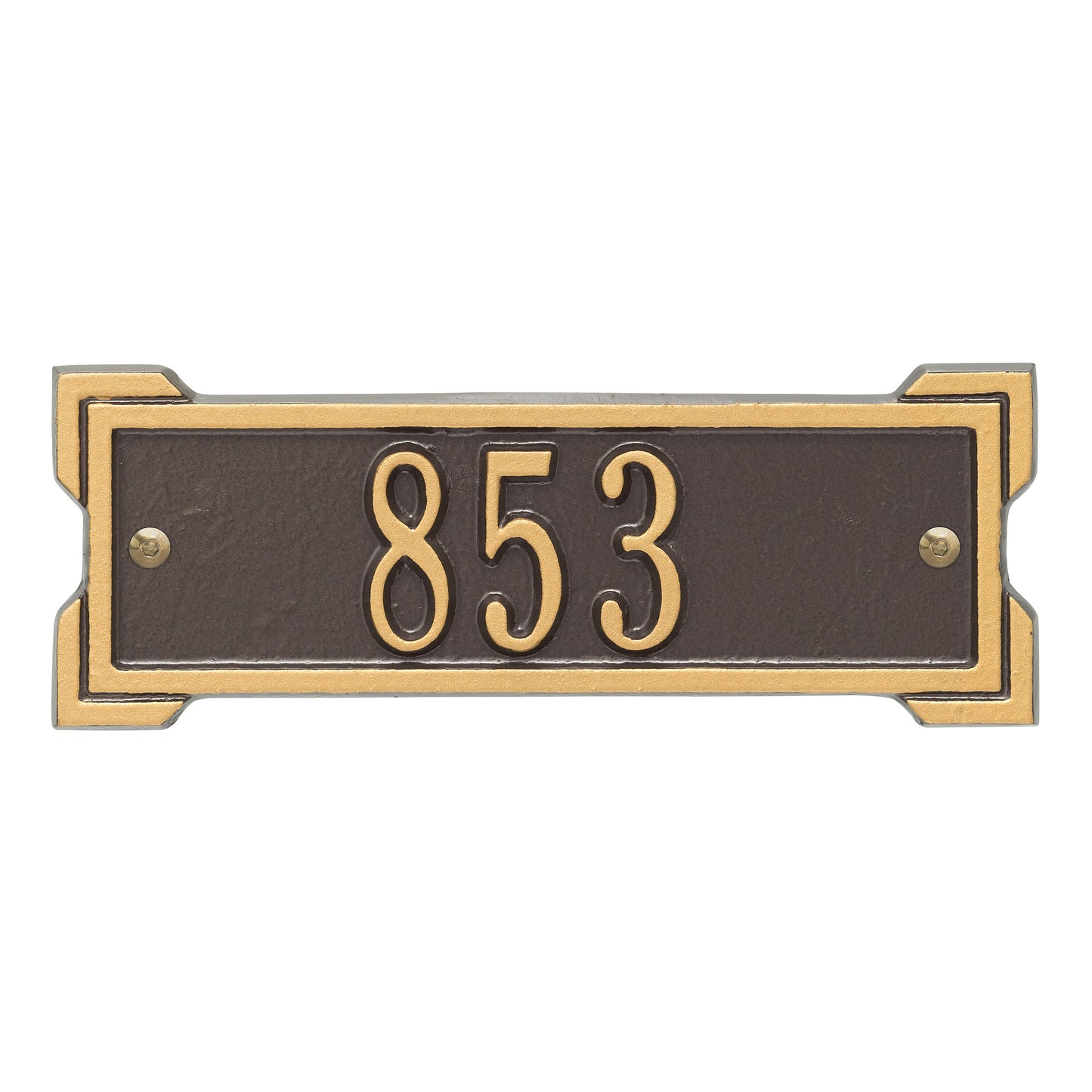 Whitehall Products Personalized Roanoke Petite Wall Plaque One Line Pewter/silver