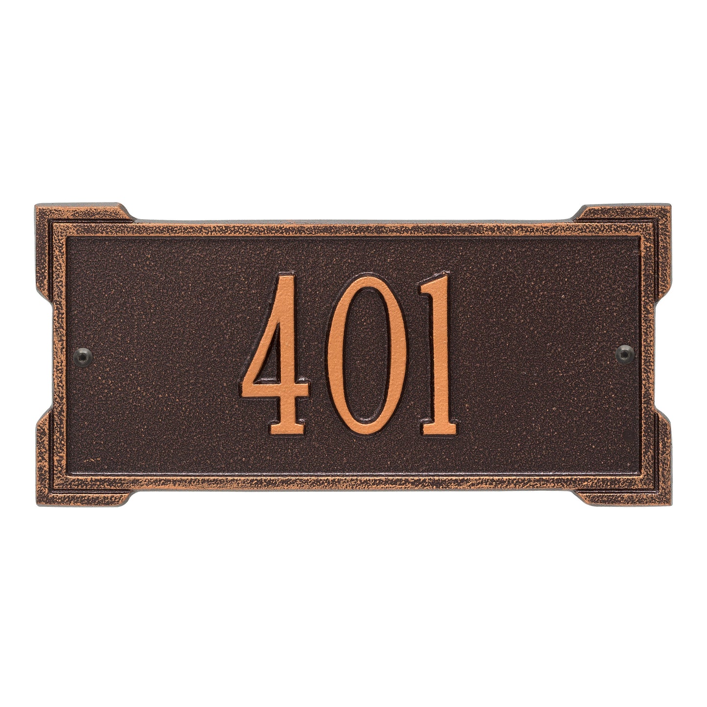 Whitehall Products Personalized Roanoke Mini Wall Plaque One Line Black/gold