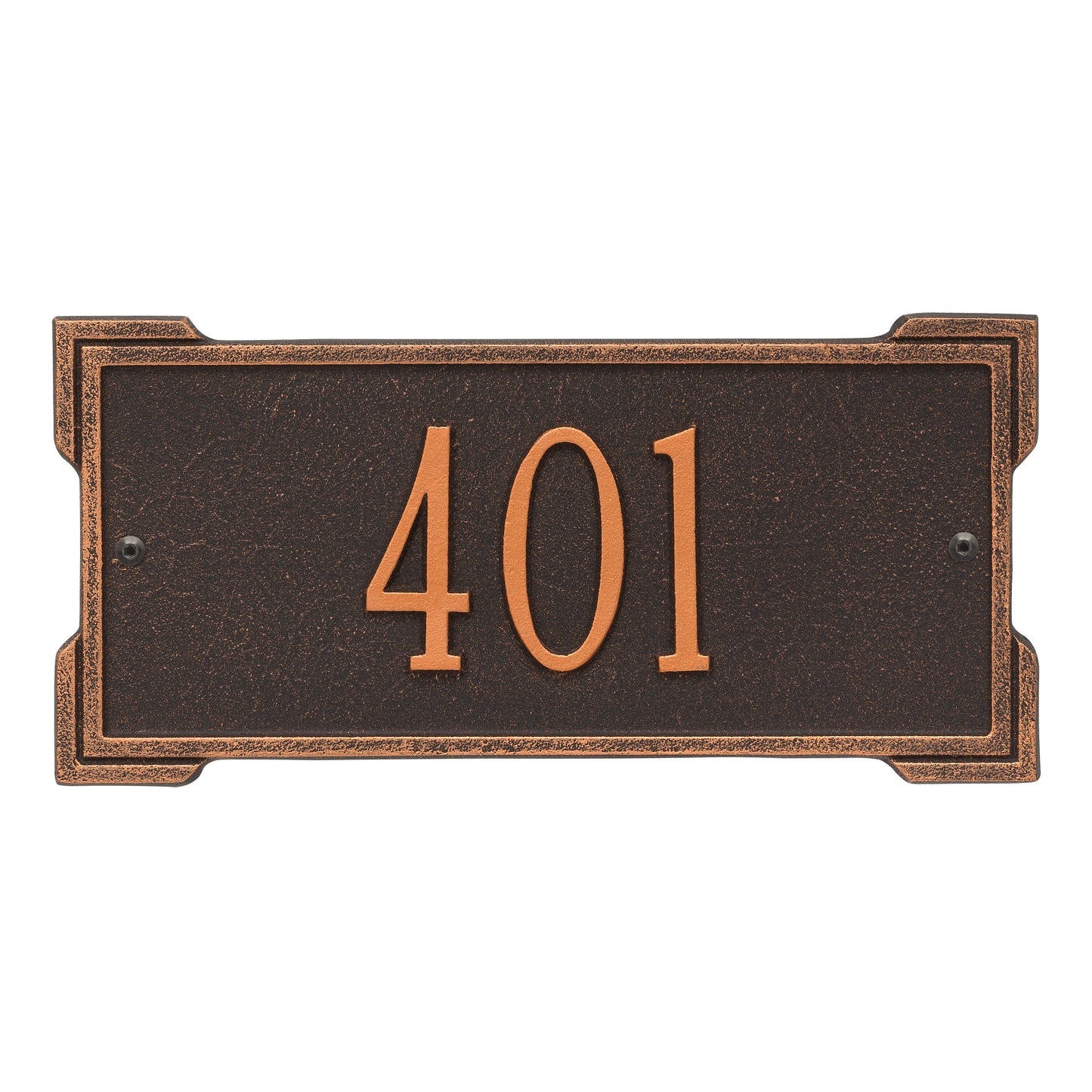 Whitehall Products Personalized Roanoke Mini Wall Plaque One Line Bronze/gold
