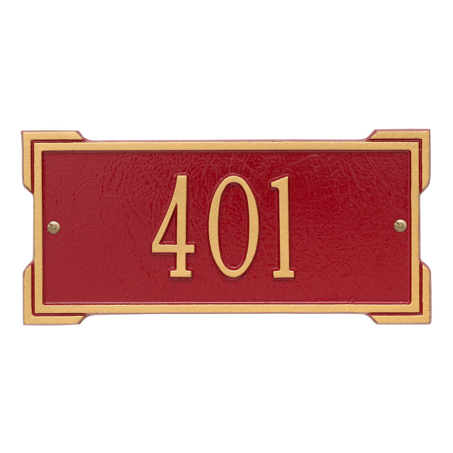 Whitehall Products Personalized Roanoke Mini Wall Plaque One Line White/gold