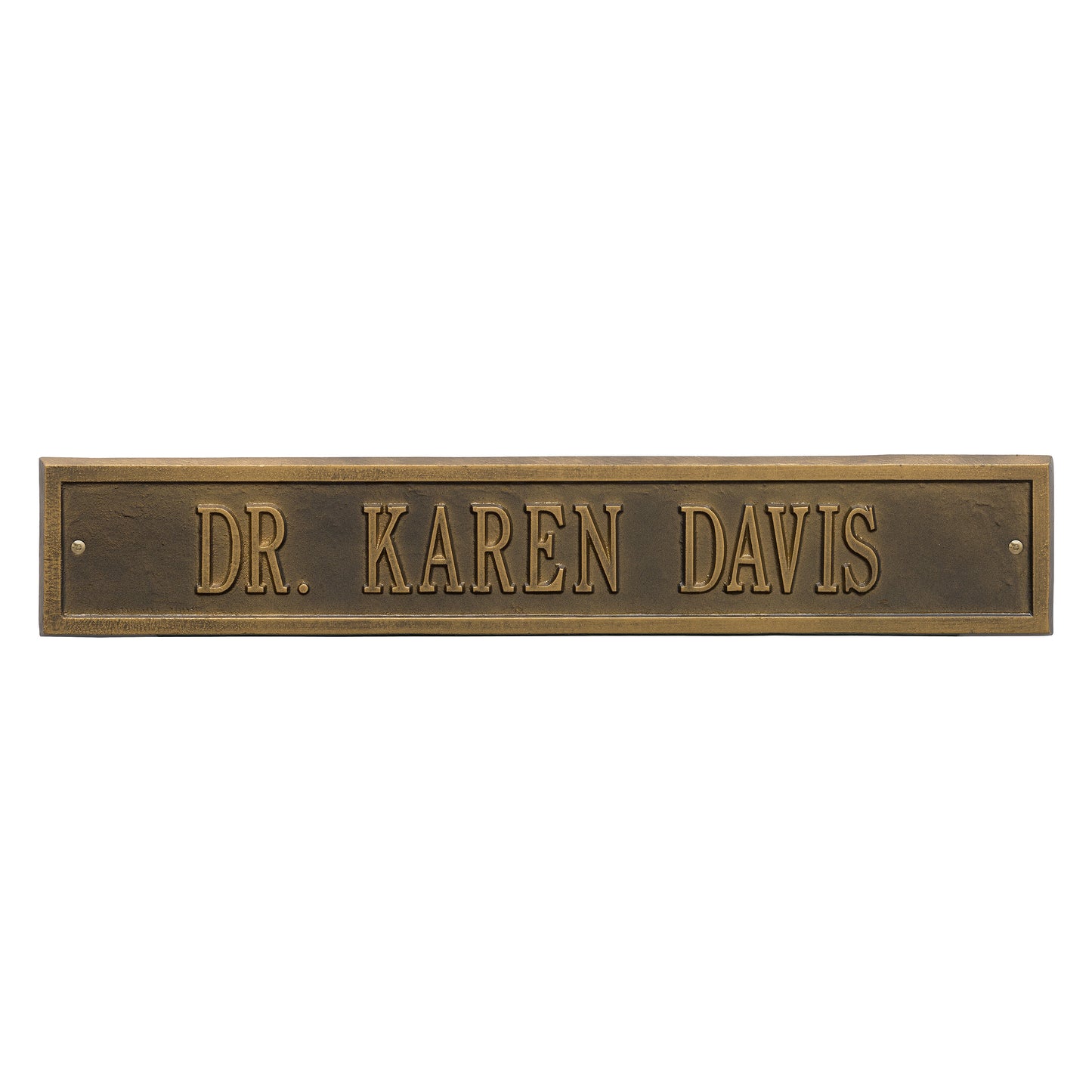 Whitehall Products Arch Extension Estate Wall Plaque One Line