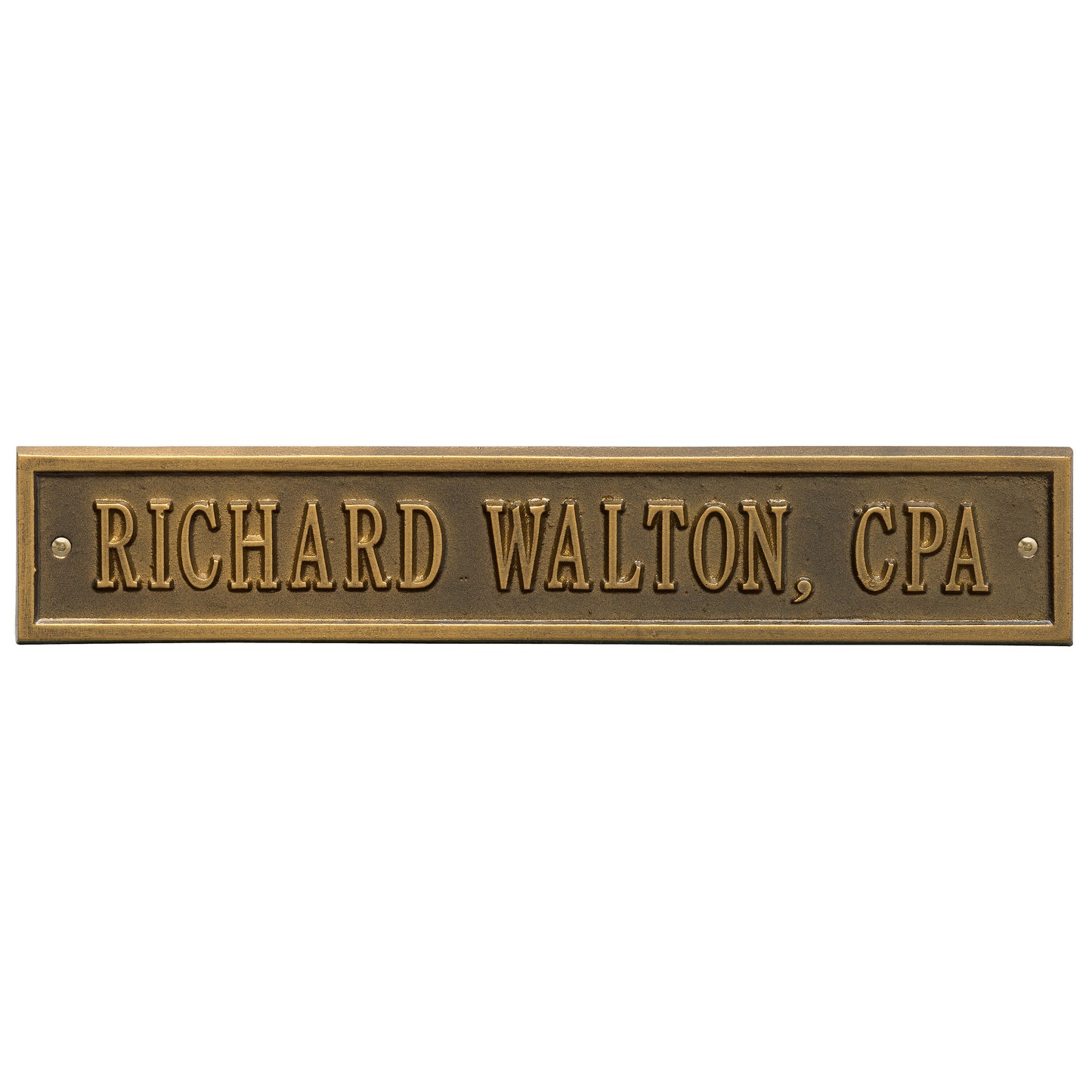 Whitehall Products Arch Extension Standard Wall Plaque One Line