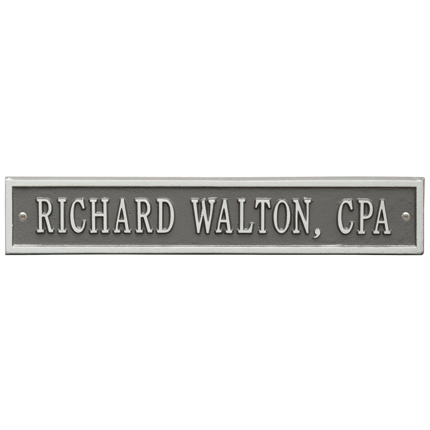 Whitehall Products Arch Extension Standard Wall Plaque One Line Oil Rubbed Bronze