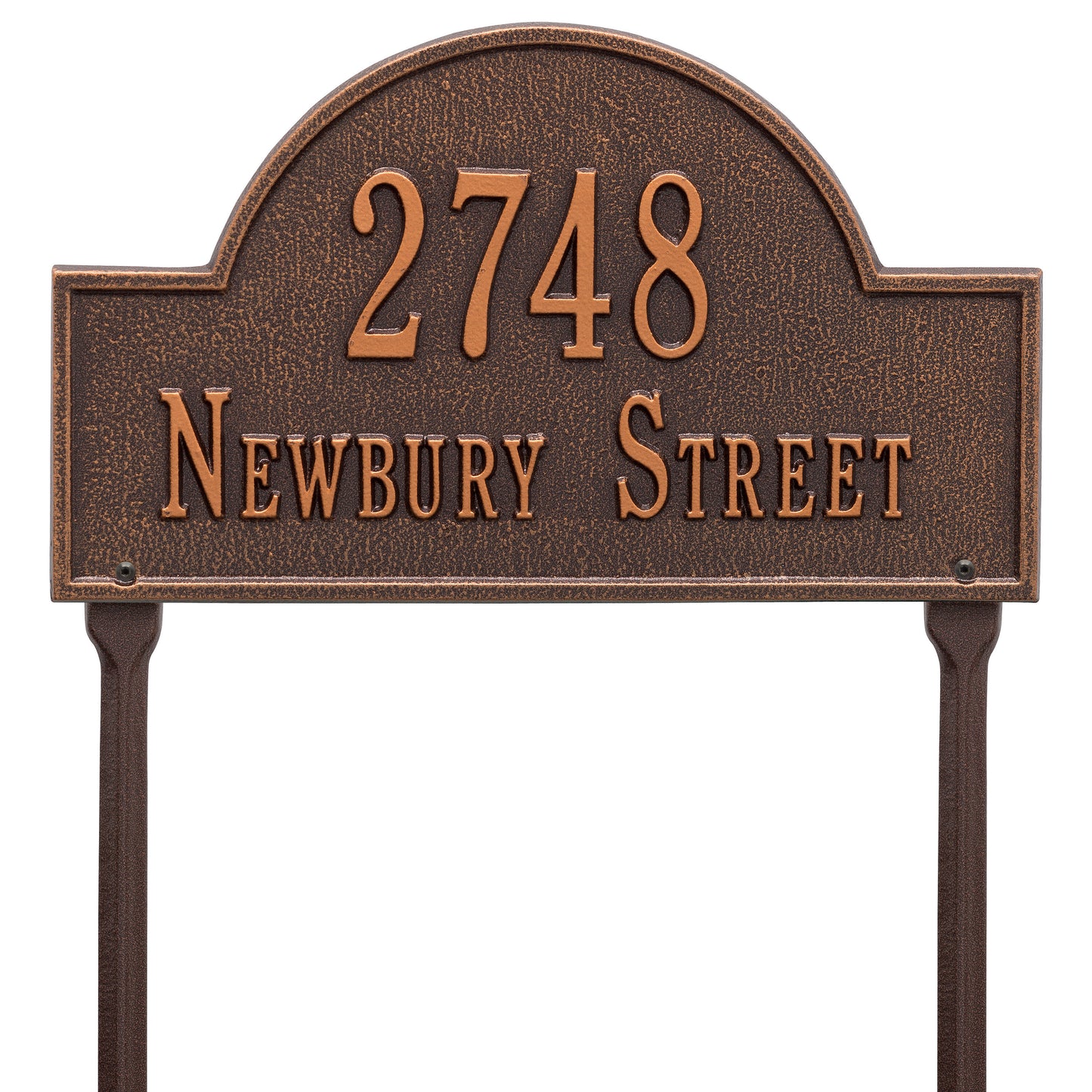 Whitehall Products Arch Marker Standard Lawn Plaque Two Line Bronze/gold