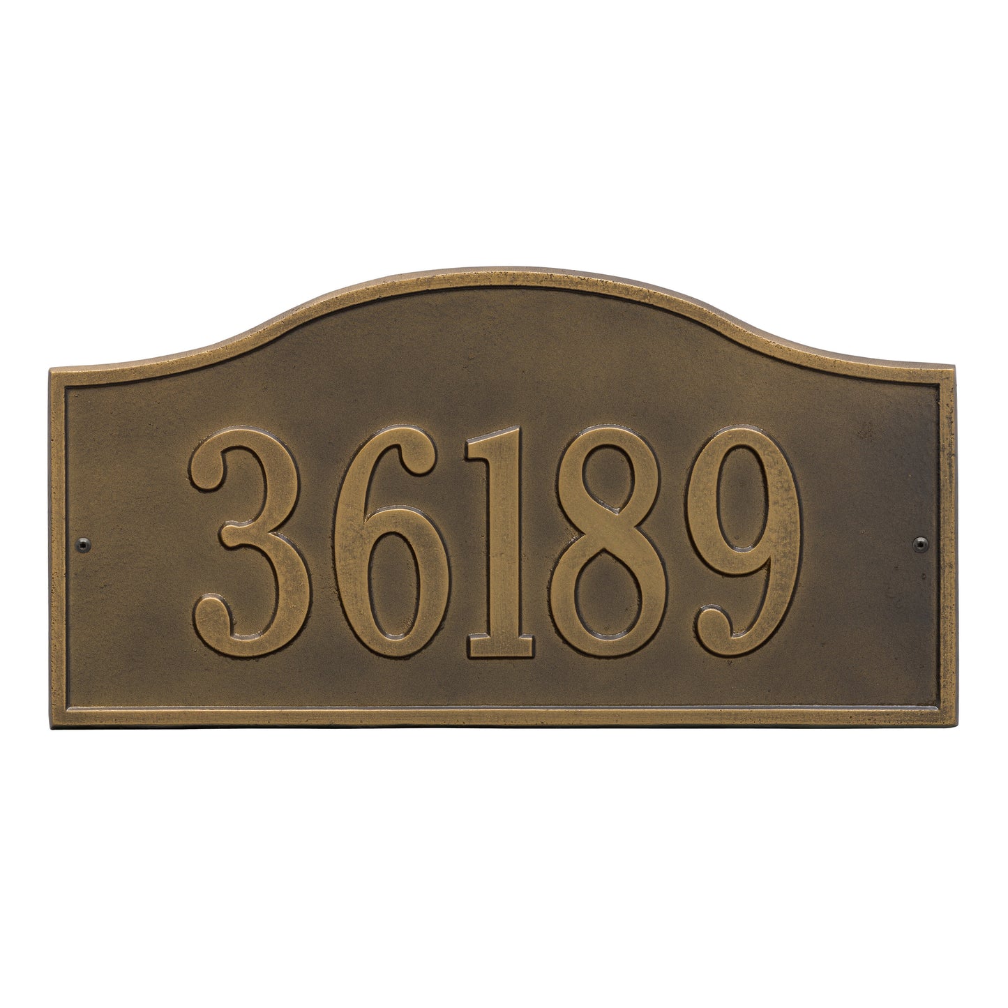 Whitehall Products Rolling Hills Grand Wall Plaque One Line Oil Rubbed Bronze