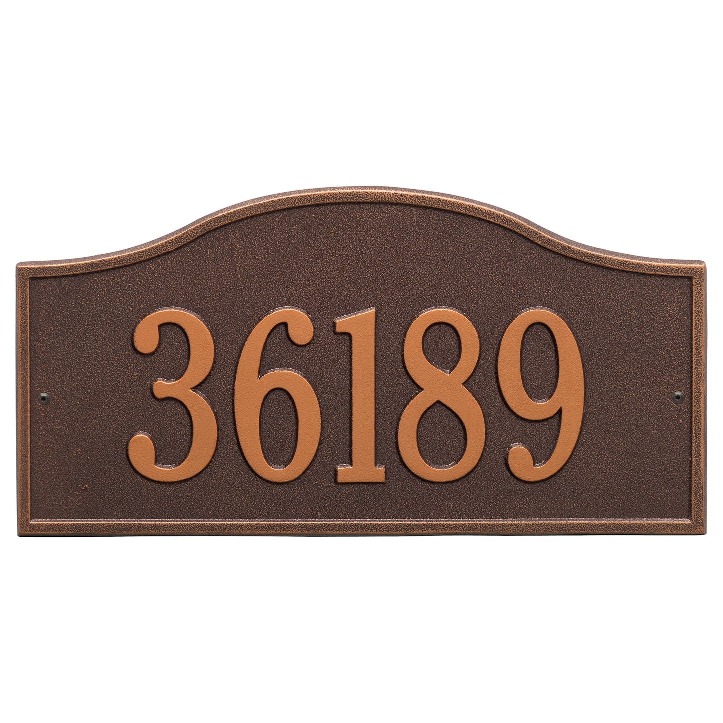 Whitehall Products Rolling Hills Grand Wall Plaque One Line Bronze/gold