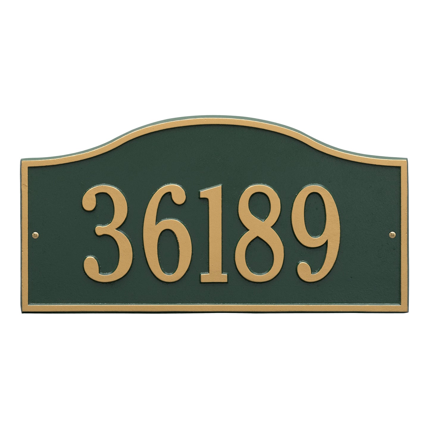Whitehall Products Rolling Hills Grand Wall Plaque One Line Red/gold