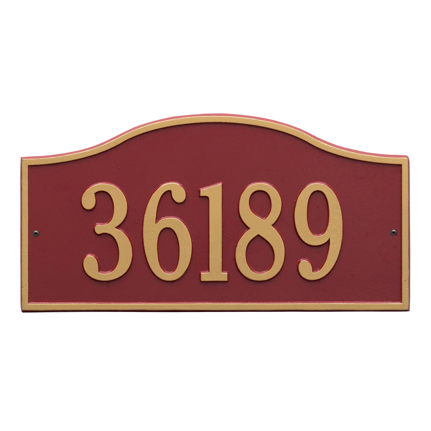 Whitehall Products Rolling Hills Grand Wall Plaque One Line White/gold