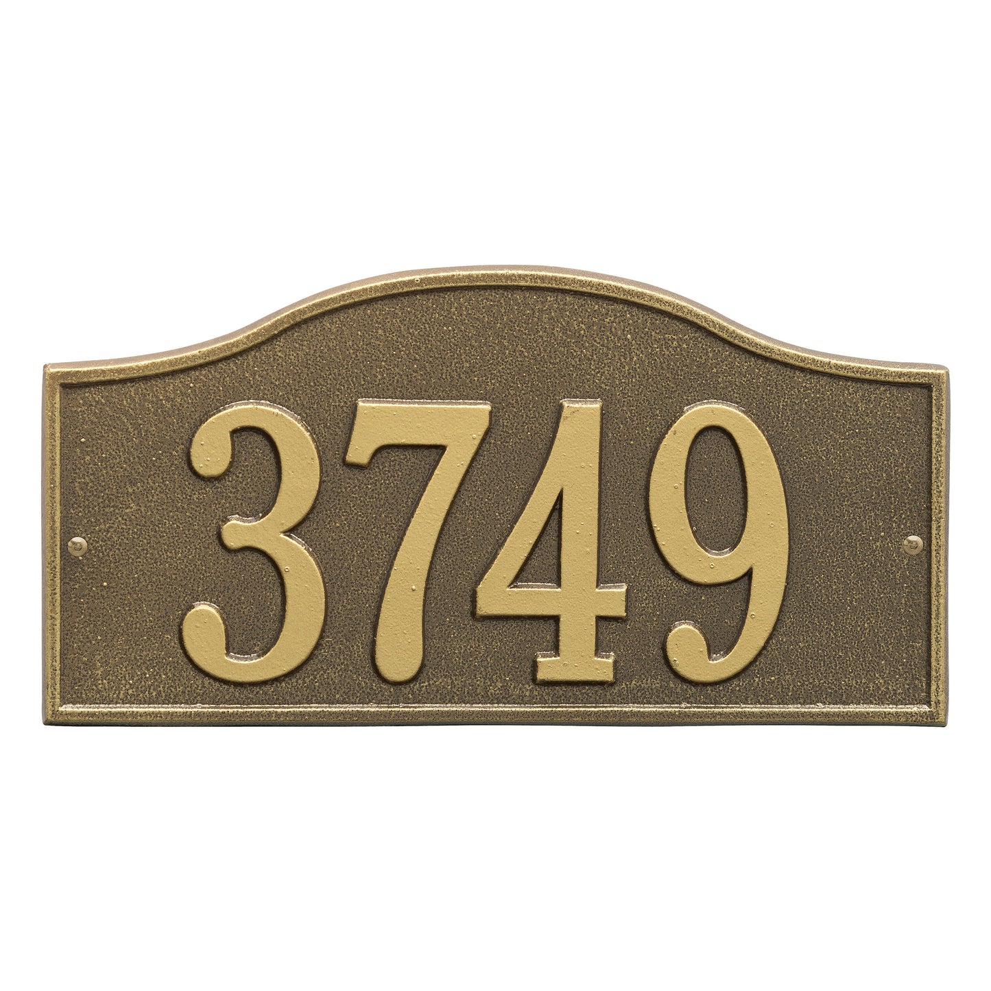 Whitehall Products Rolling Hills Standard Wall Plaque One Line Oil Rubbed Bronze