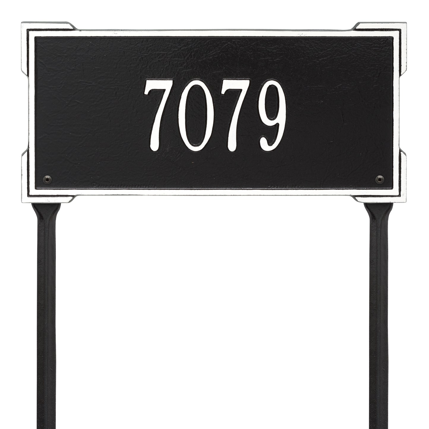 Whitehall Products Personalized Roanoke Standard Lawn Plaque One Line Green/gold