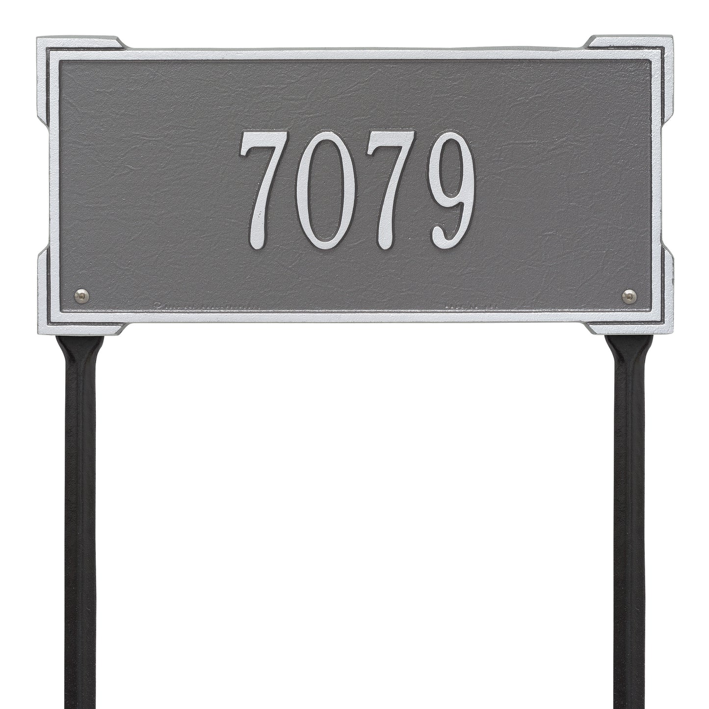 Whitehall Products Personalized Roanoke Standard Lawn Plaque One Line Red/gold