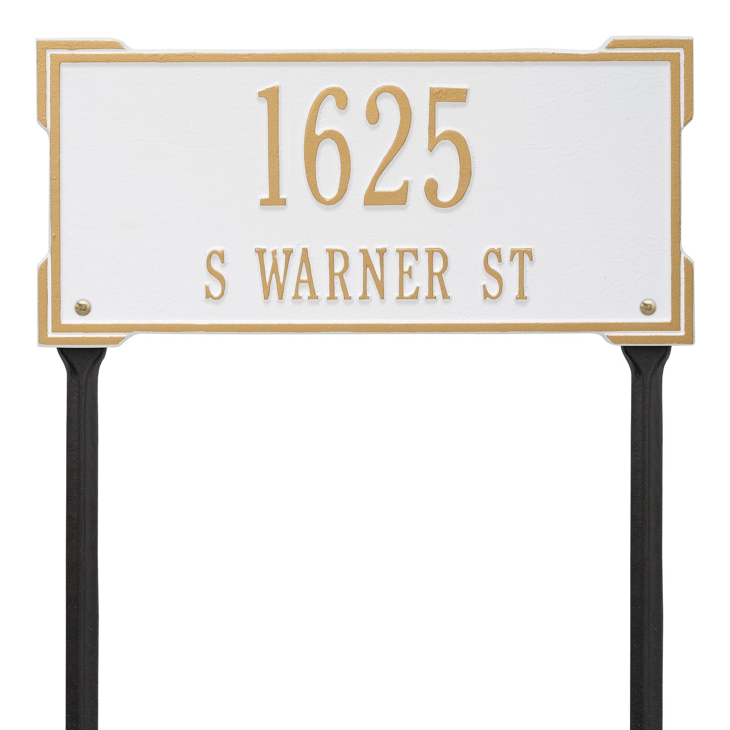 Whitehall Products Personalized Roanoke Standard Lawn Plaque Two Lines