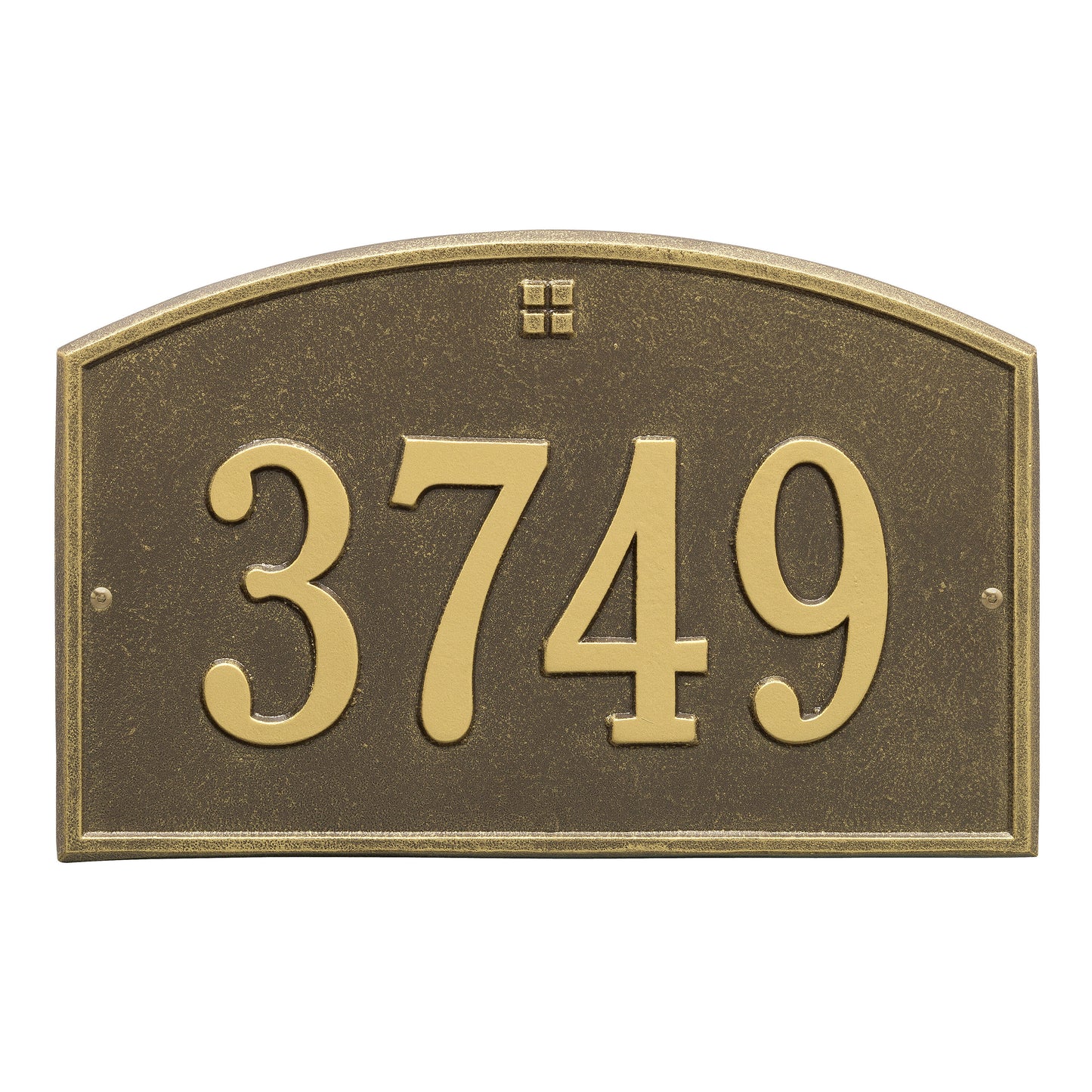 Whitehall Products Cape Charles Standard Wall Plaque One Line Oil Rubbed Bronze