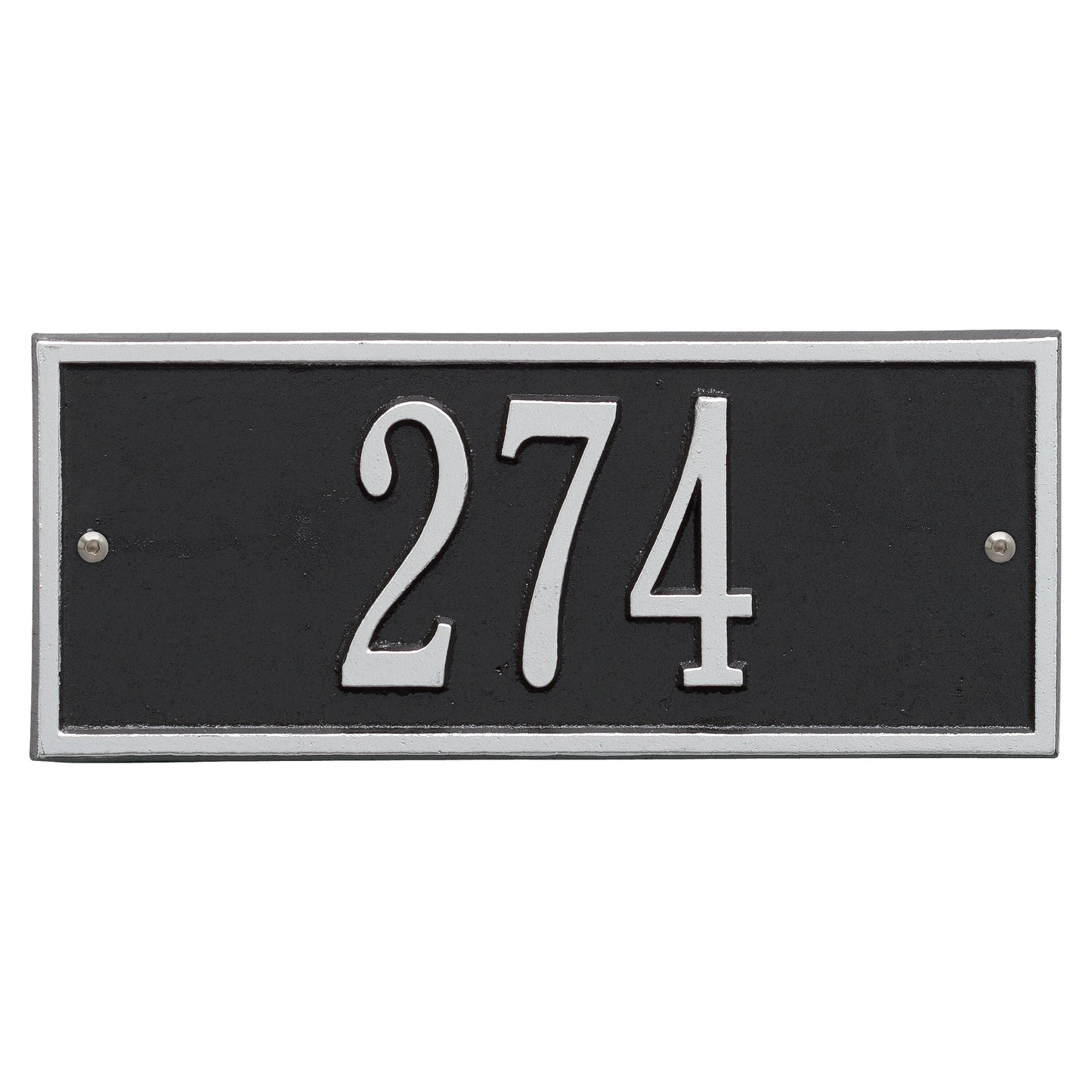 Whitehall Products Hartford Mini Wall Plaque One Line Green/gold