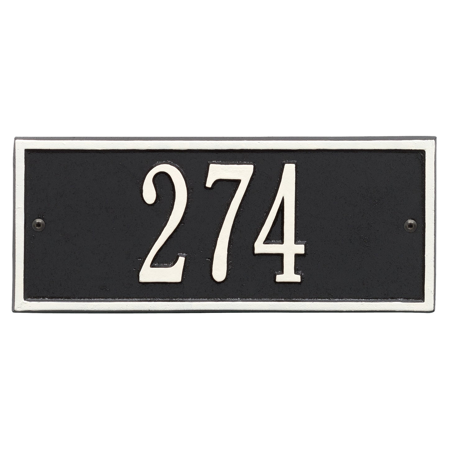 Whitehall Products Hartford Mini Wall Plaque One Line Red/gold