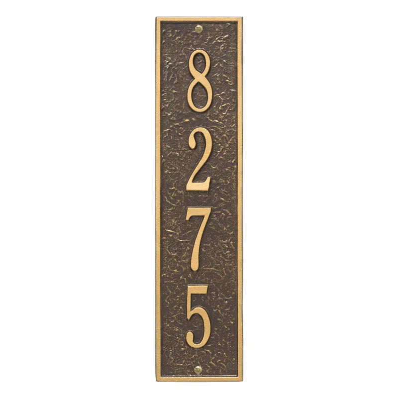 Whitehall Products Personalized Delaware Vertical Wall Plaque Pewter/silver