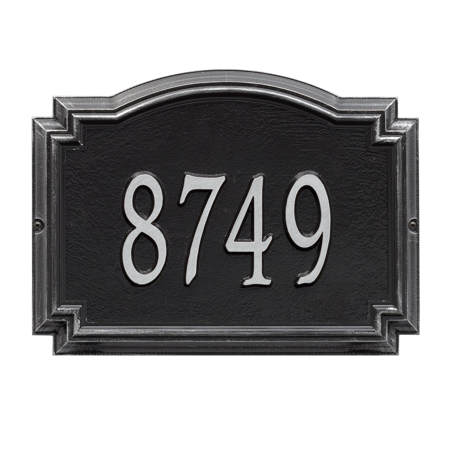 Whitehall Products Williamsburg Standard Wall Plaque One Line Oil Rubbed Bronze