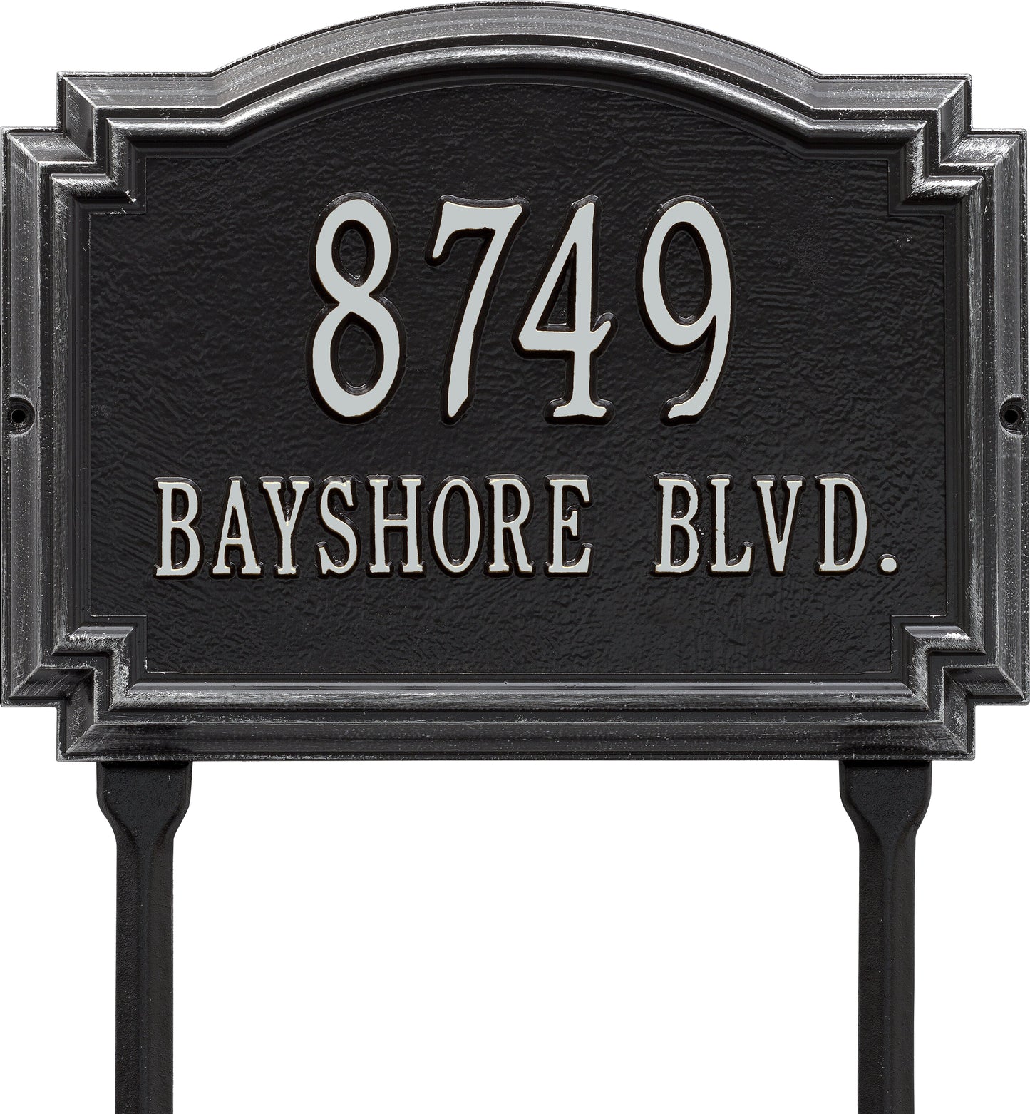 Whitehall Products Williamsburg Standard Lawn Plaque Two Line