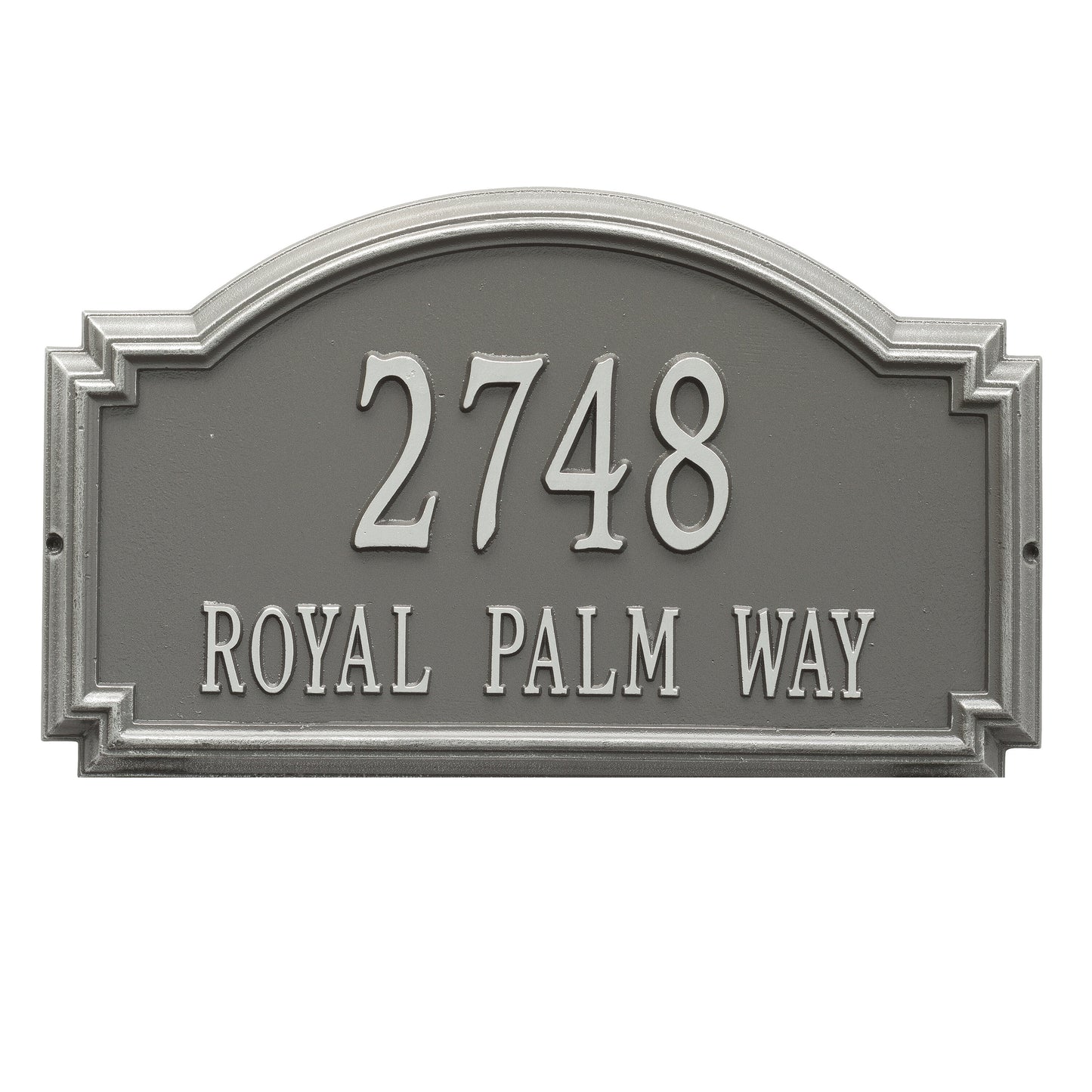Whitehall Products Williamsburg Estate Wall Plaque Two Line
