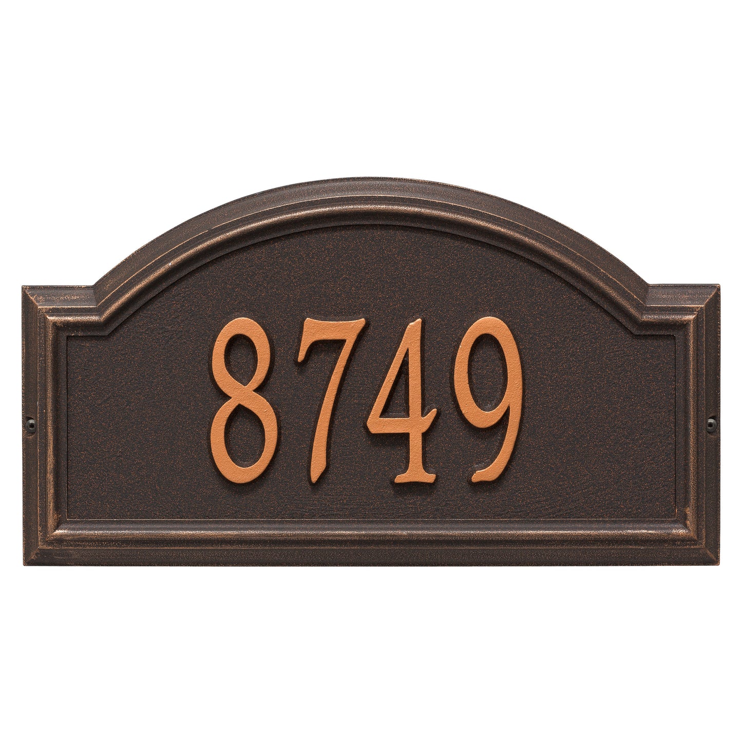 Whitehall Products Providence Arch Standard Wall Plaque One Line