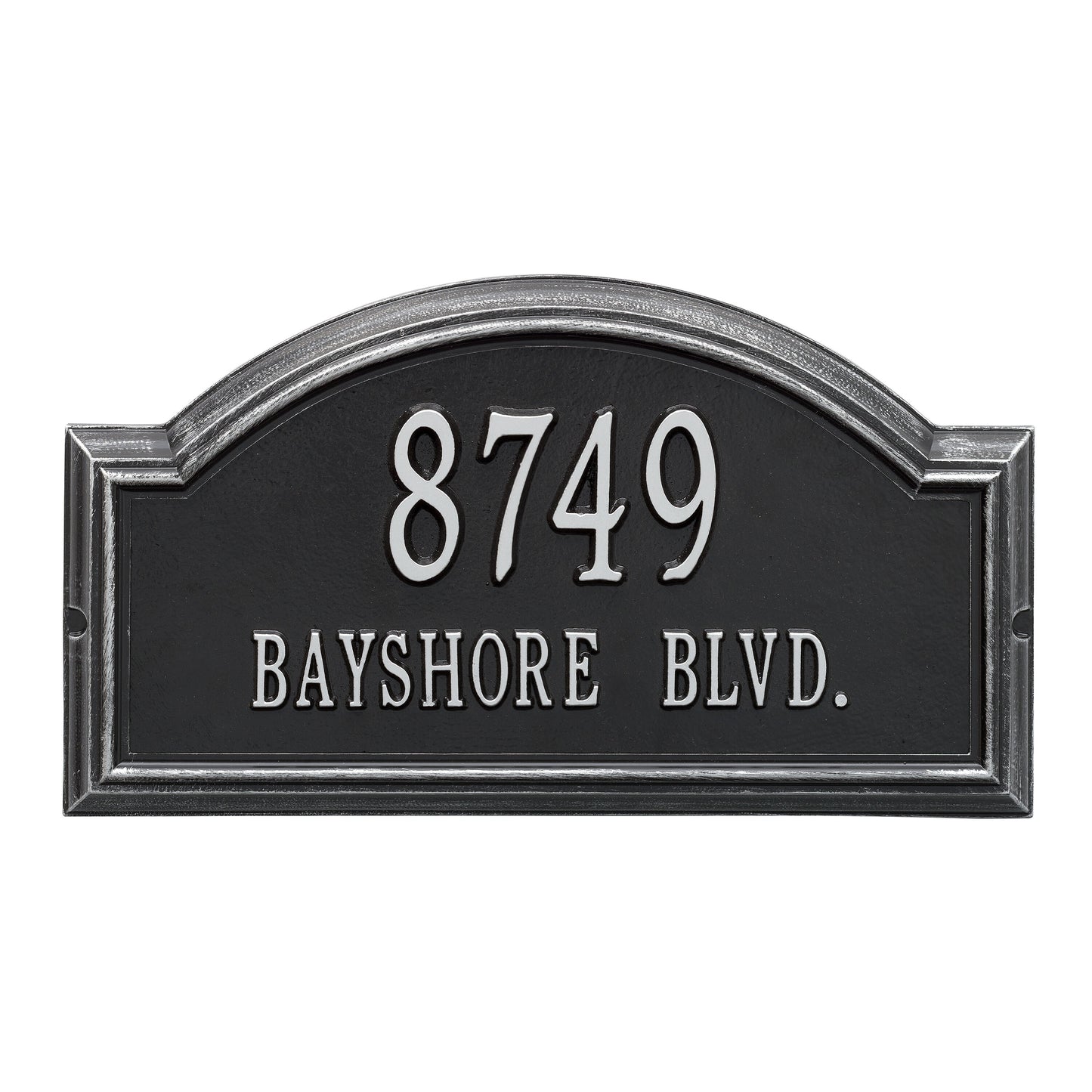 Whitehall Products Providence Arch Standard Wall Plaque Two Line