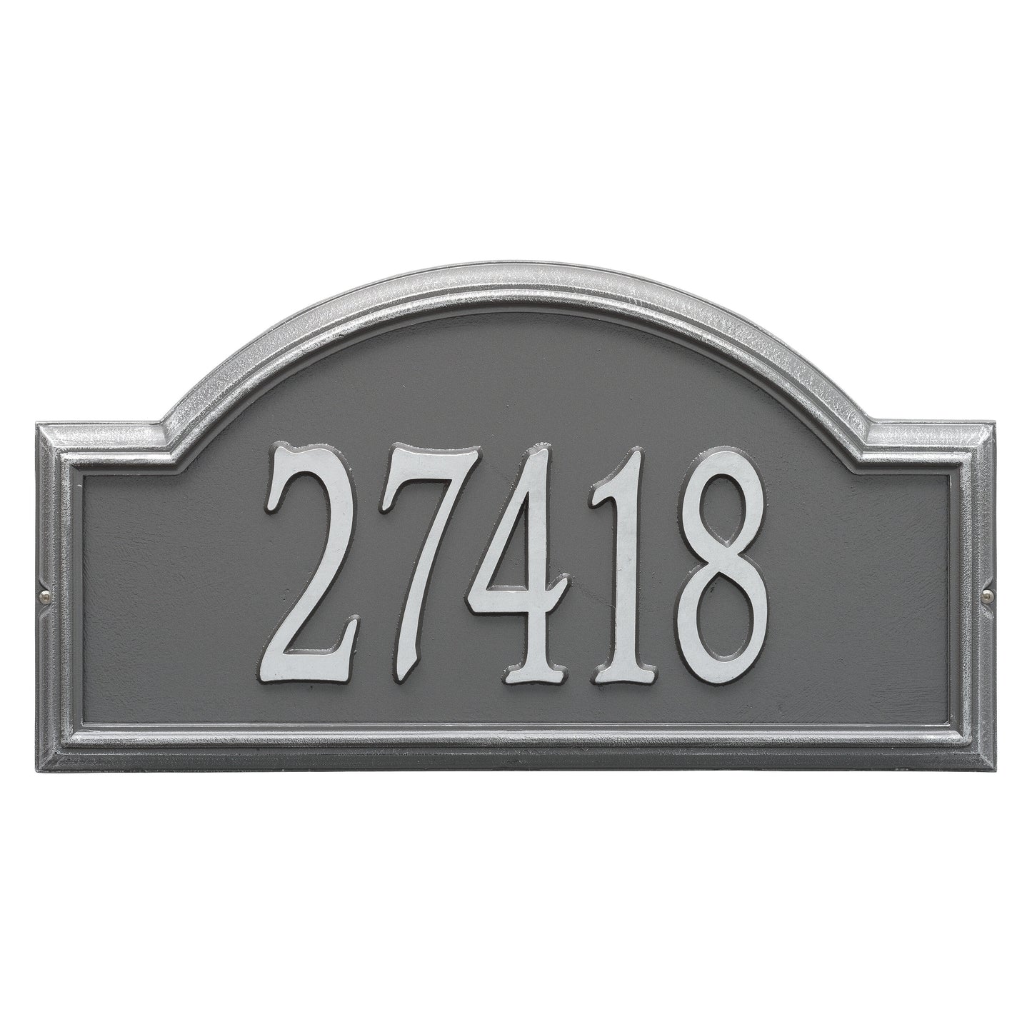 Whitehall Products Providence Arch Estate Wall Plaque One Line Black/gold