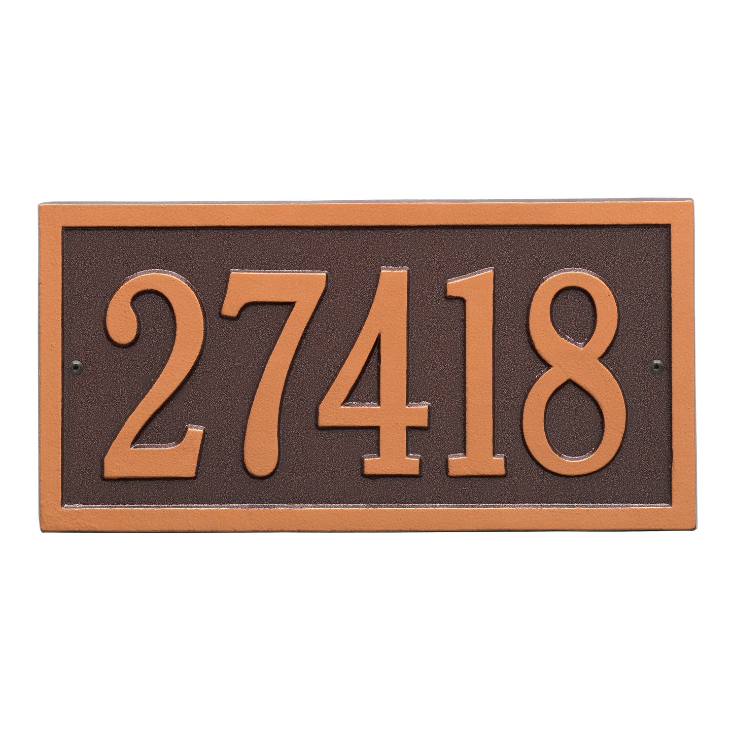 Whitehall Products Bismark Standard Wall Plaque One Line Pewter/silver