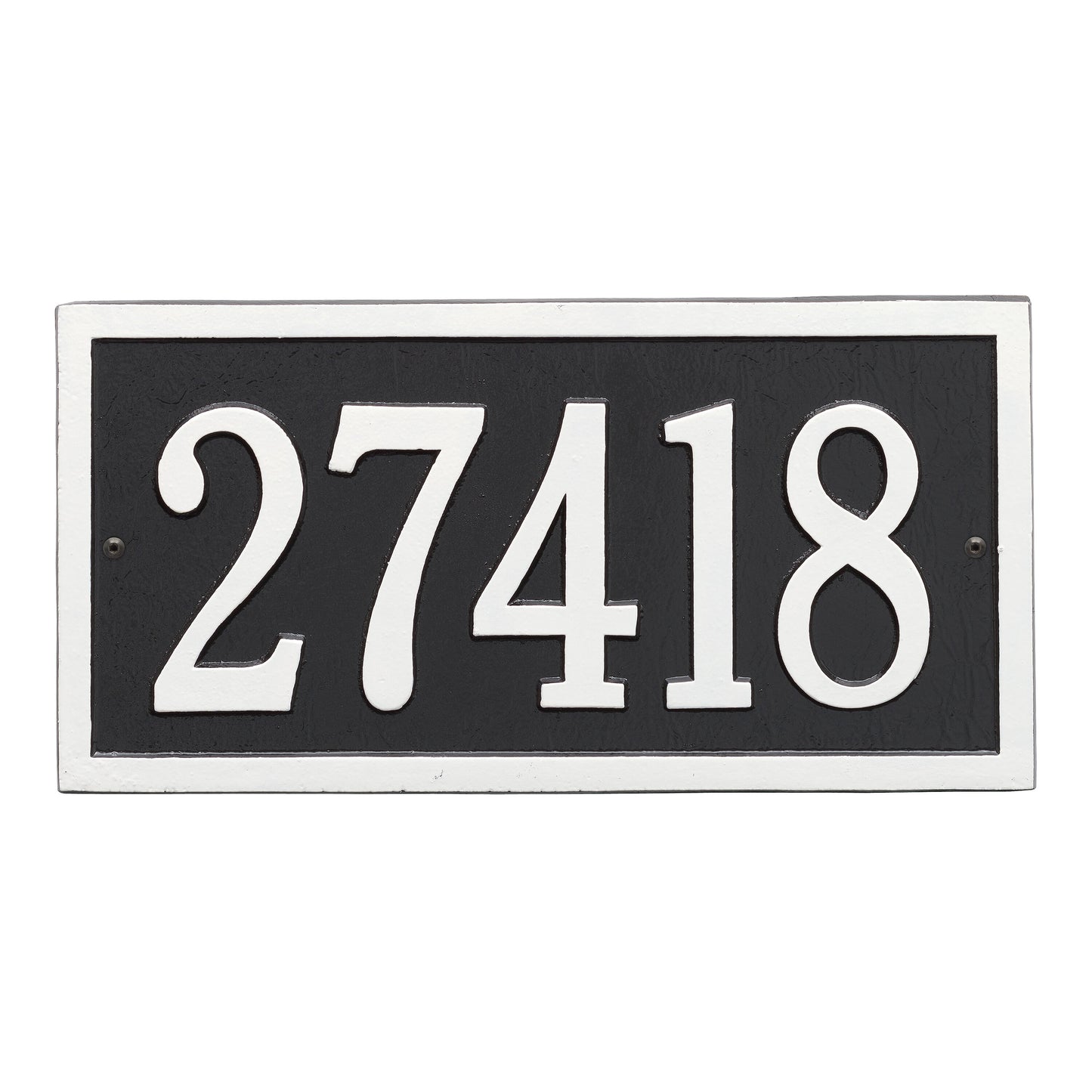Whitehall Products Bismark Standard Wall Plaque One Line Green/gold