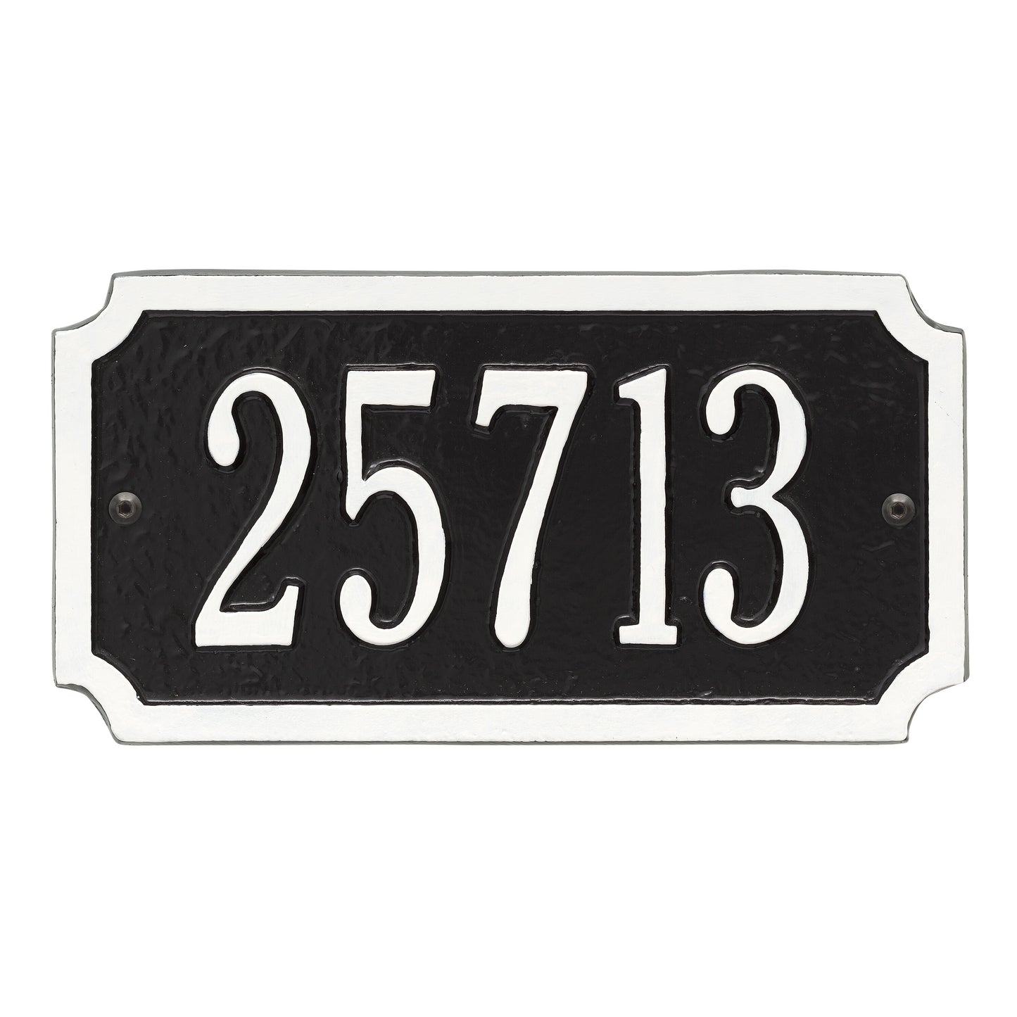 Whitehall Products Personalized Cut Corner Rectangle Standard Plaque One Line Green/gold