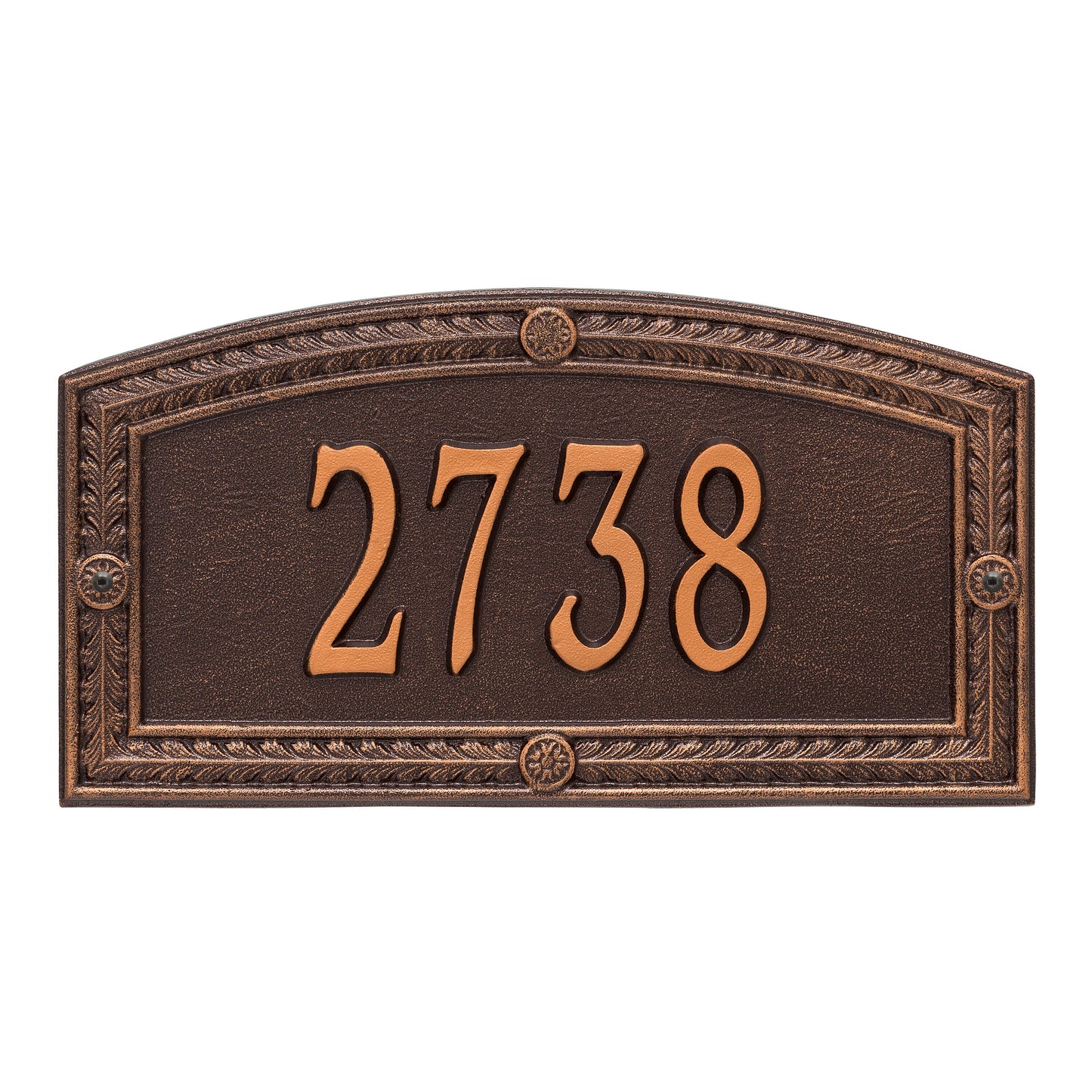 Whitehall Products Personalized Hamilton Standard Wall Plaque One Line Black/gold