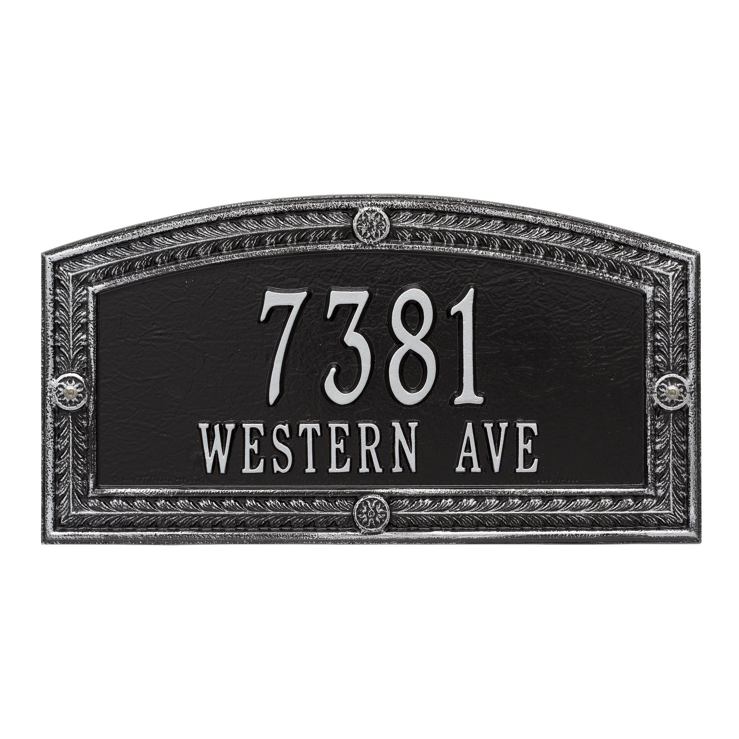 Whitehall Products Personalized Hamilton Standard Wall Plaque Two Line Bronze/verdigris