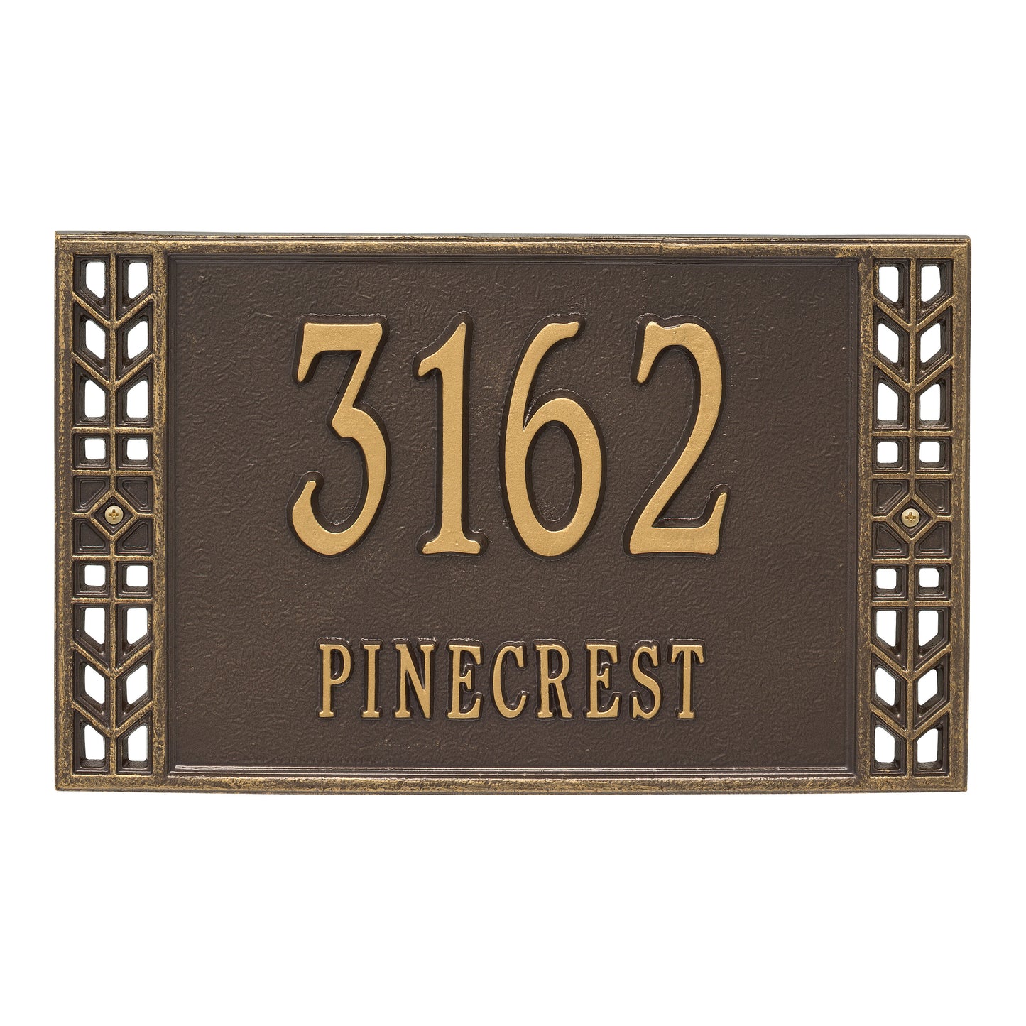 Whitehall Products Personalized Boston Standard Wall Plaque Two Line