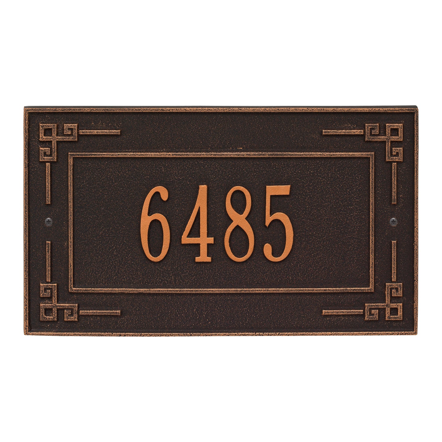 Whitehall Products Personalized Key Corner Standard Wall Plaque One Line Bronze/gold