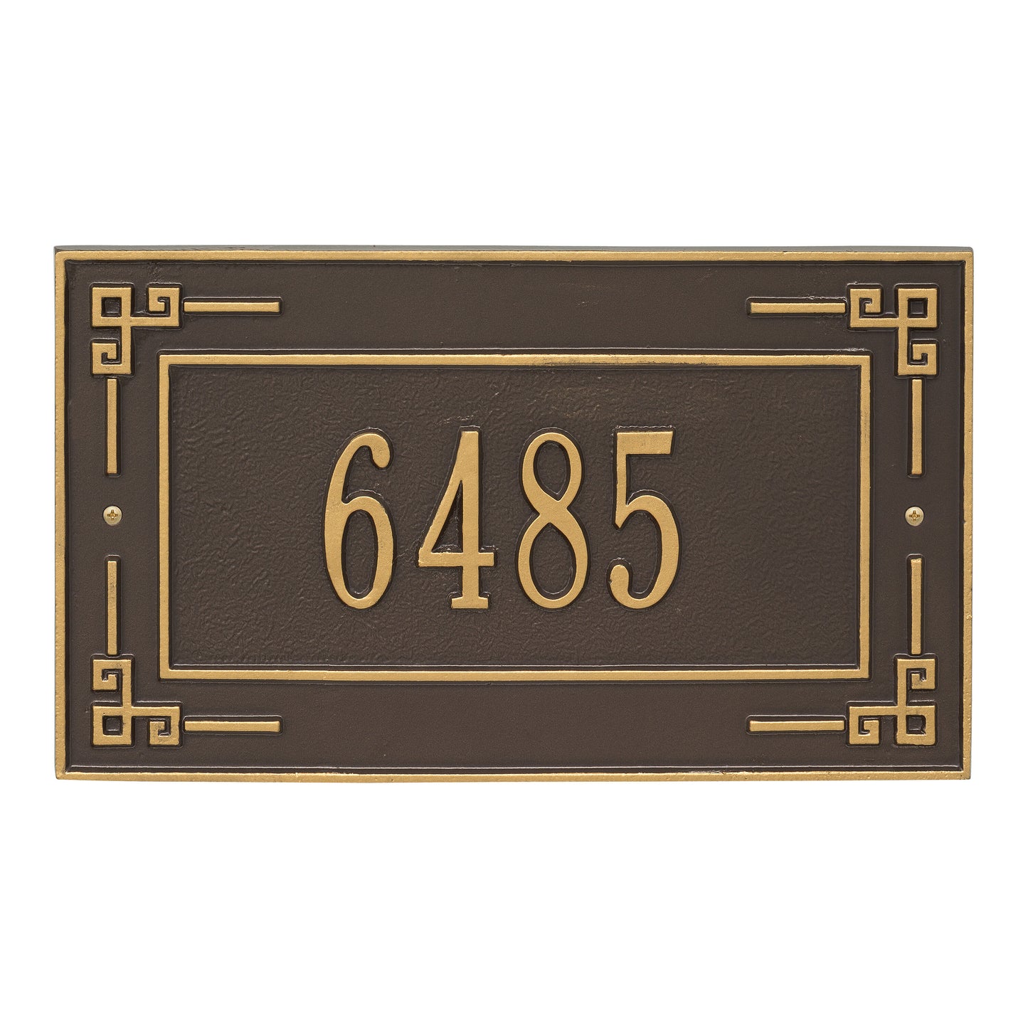 Whitehall Products Personalized Key Corner Standard Wall Plaque One Line