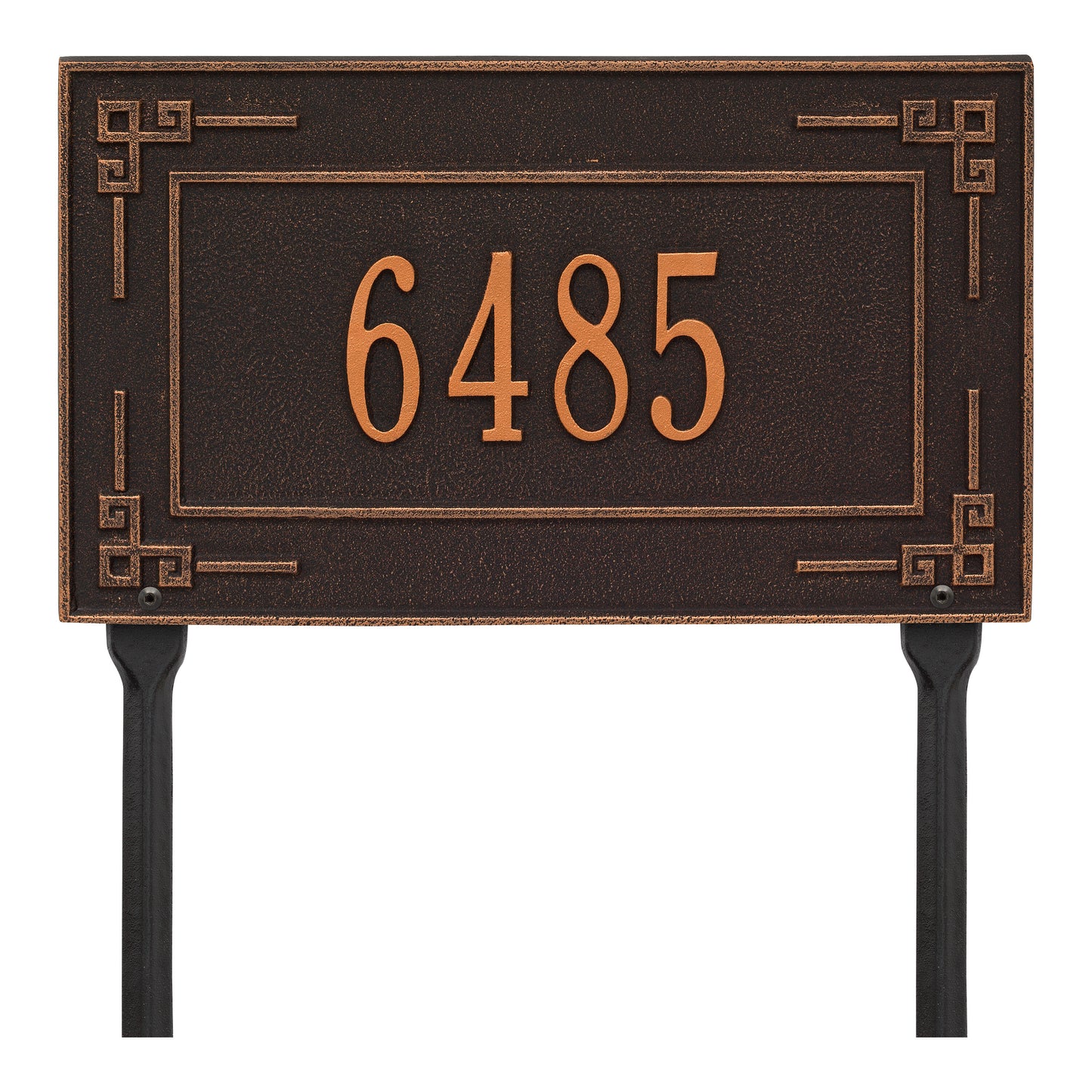 Whitehall Products Personalized Key Corner Standard Lawn Plaque One Line Bronze/gold