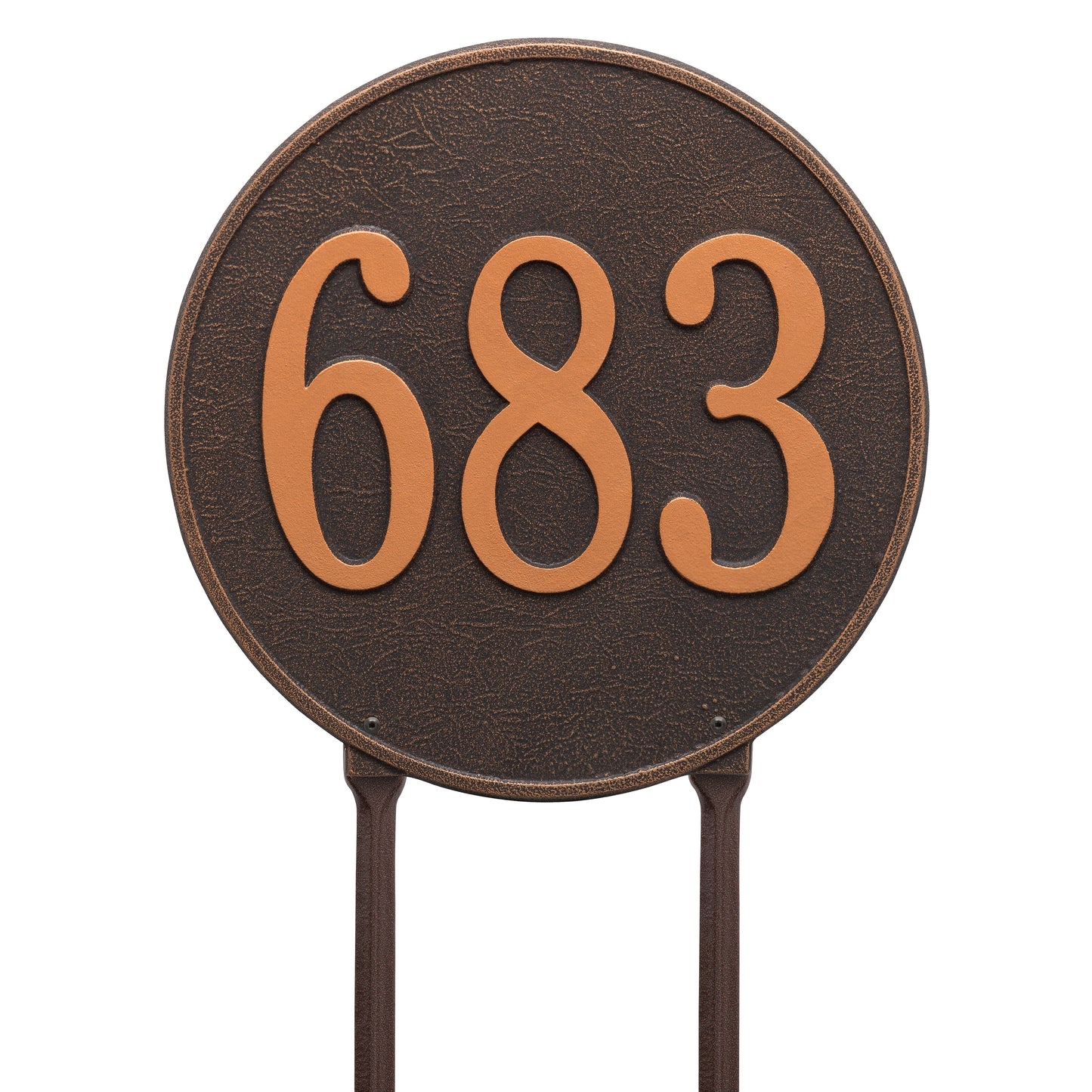 Whitehall Products Round 15 Diameter Lawn Plaque One Line
