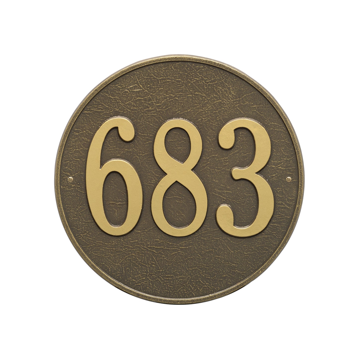 Whitehall Products Round 15 Diameter Wall Plaque One Line Oil Rubbed Bronze