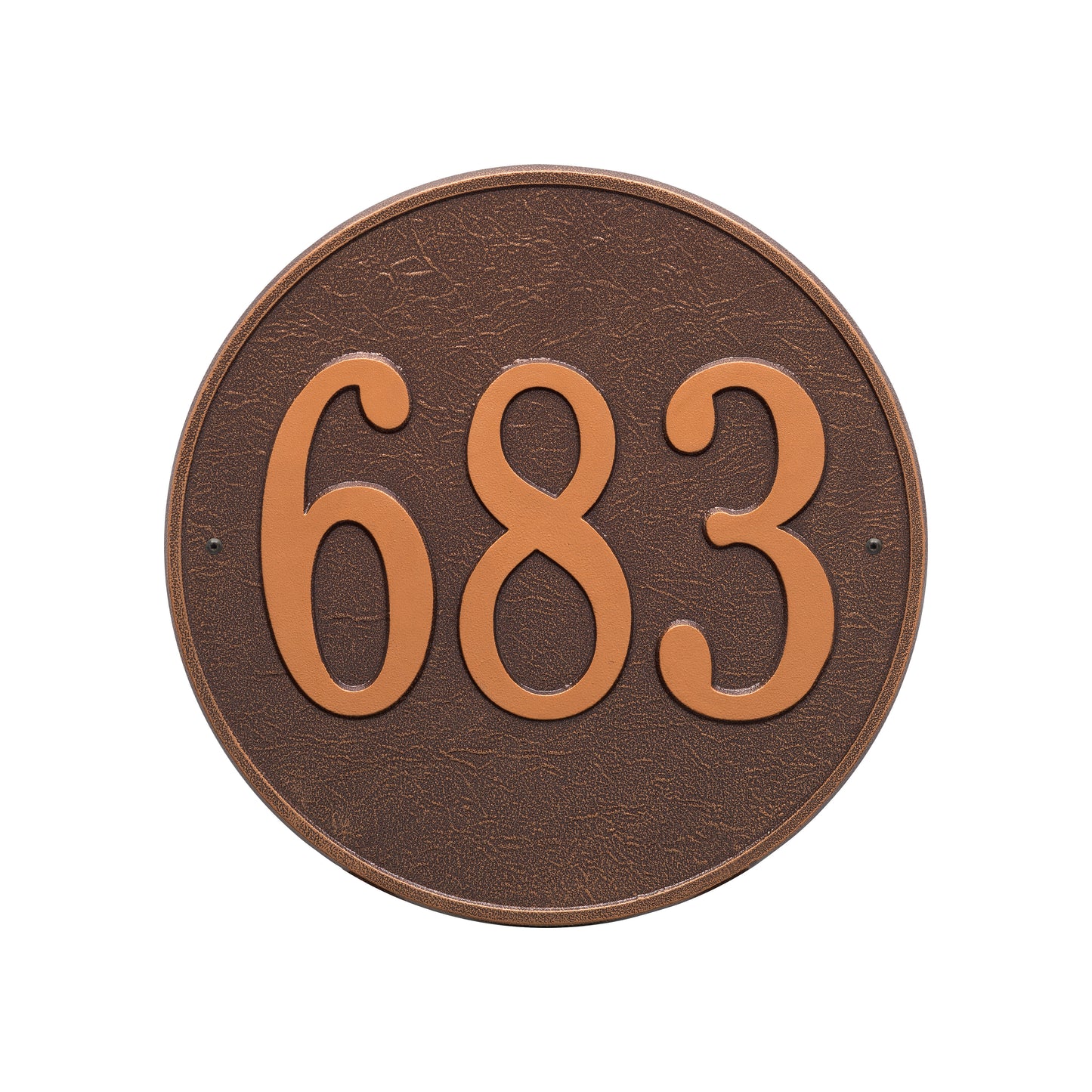 Whitehall Products Round 15 Diameter Wall Plaque One Line Bronze/gold