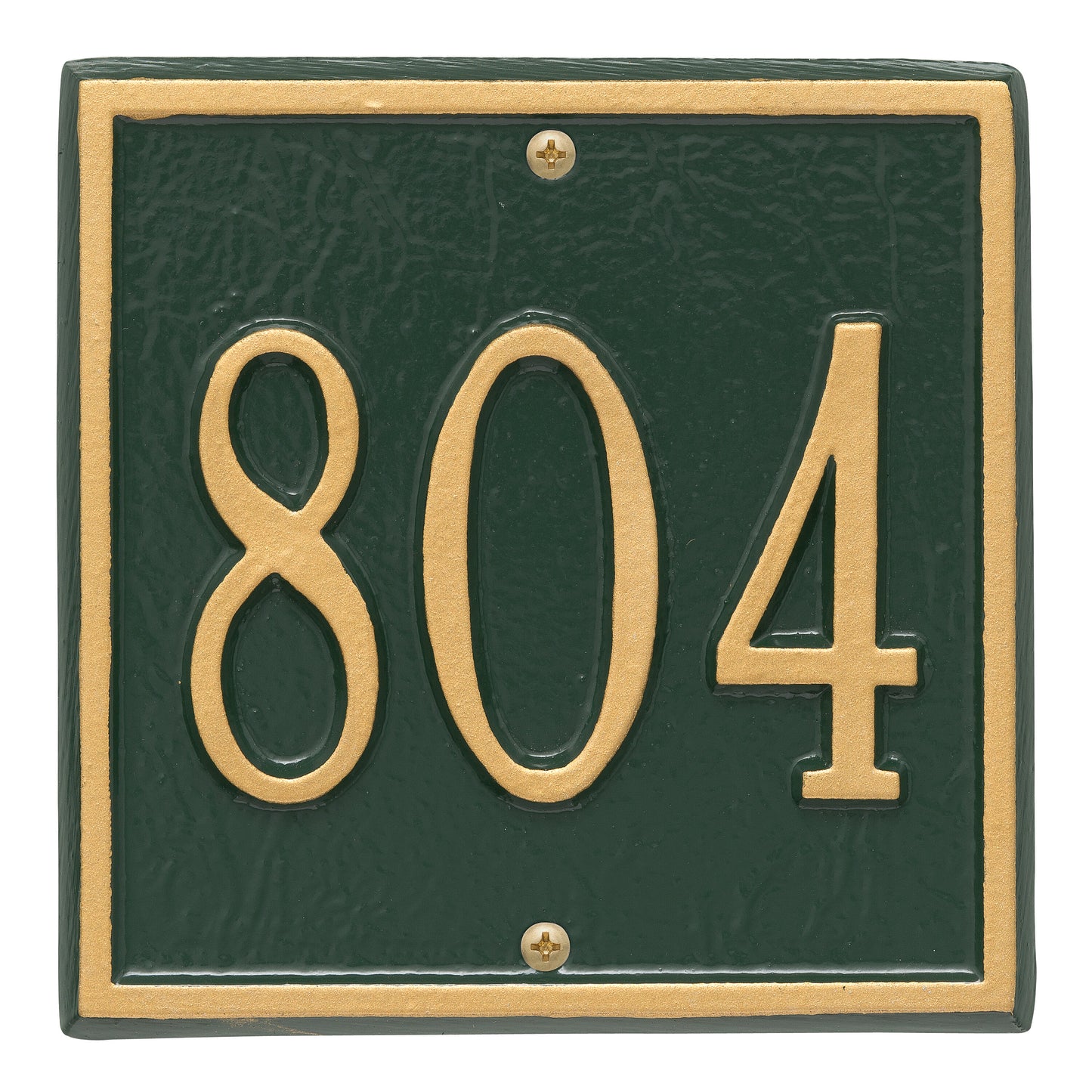 Whitehall Products Personalized Square Petite Wall Plaque One Line Oil Rubbed Bronze