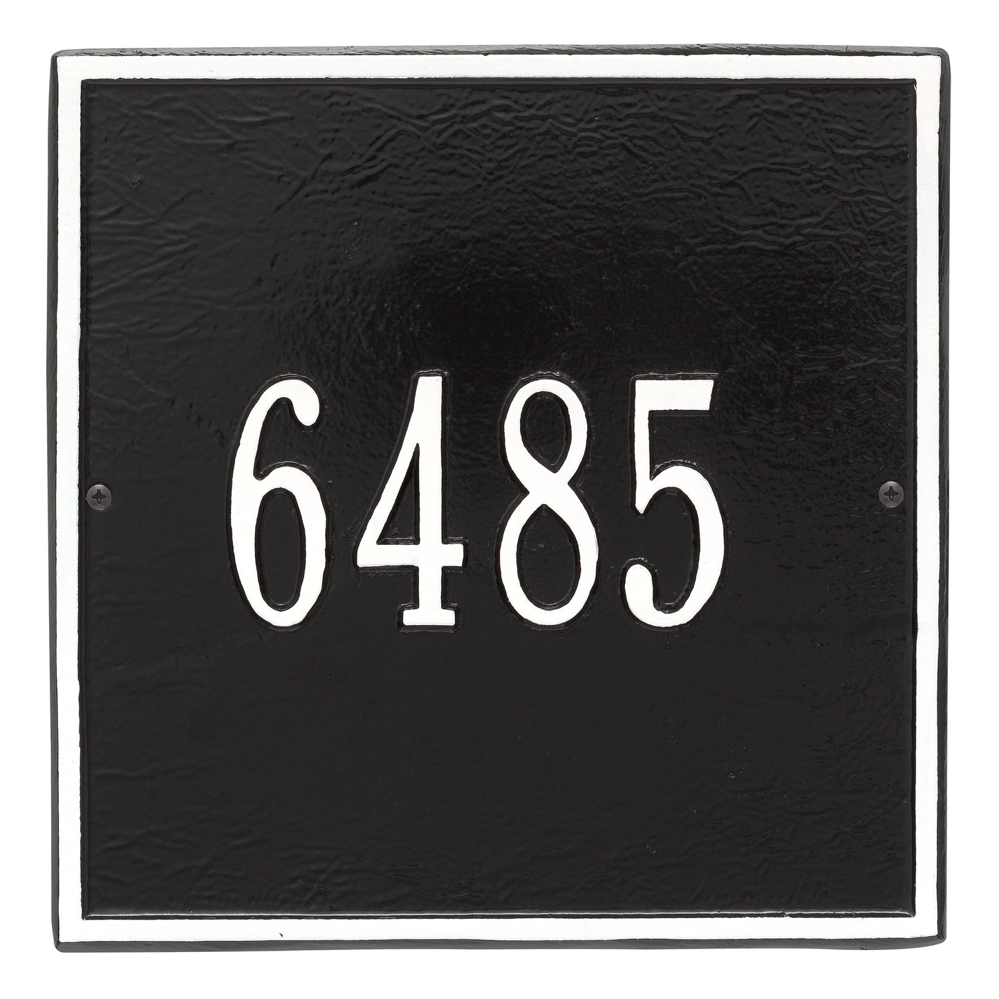 Whitehall Products Personalized Square Standard Wall Plaque One Line Green/gold