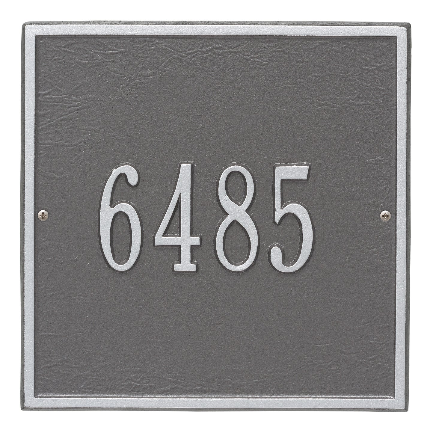 Whitehall Products Personalized Square Standard Wall Plaque One Line Antique Brass