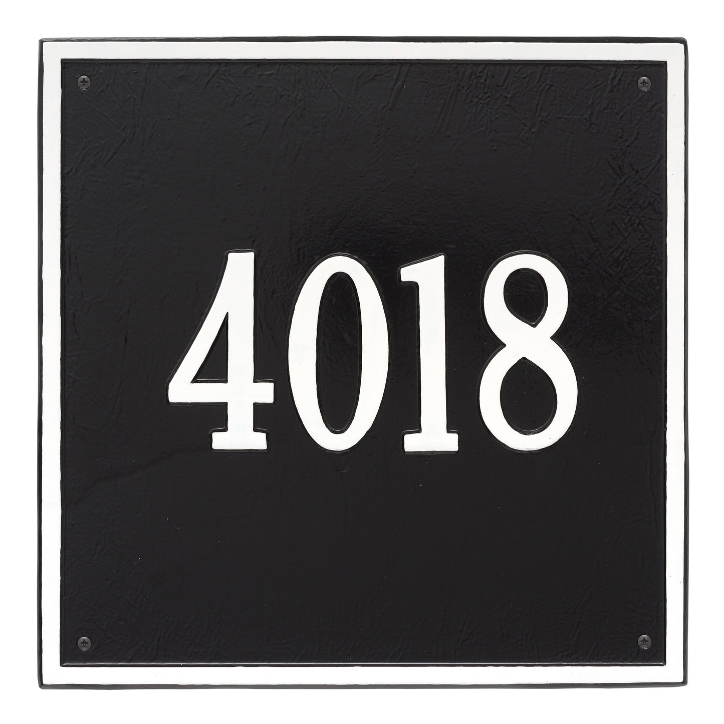 Whitehall Products Personalized Square Estate Wall Plaque One Line Green/gold