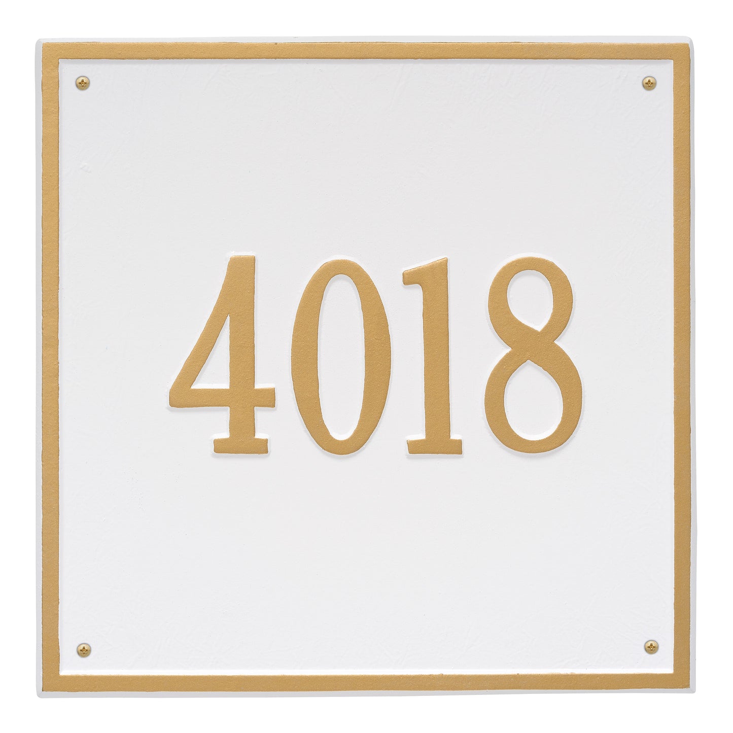 Whitehall Products Personalized Square Estate Wall Plaque One Line