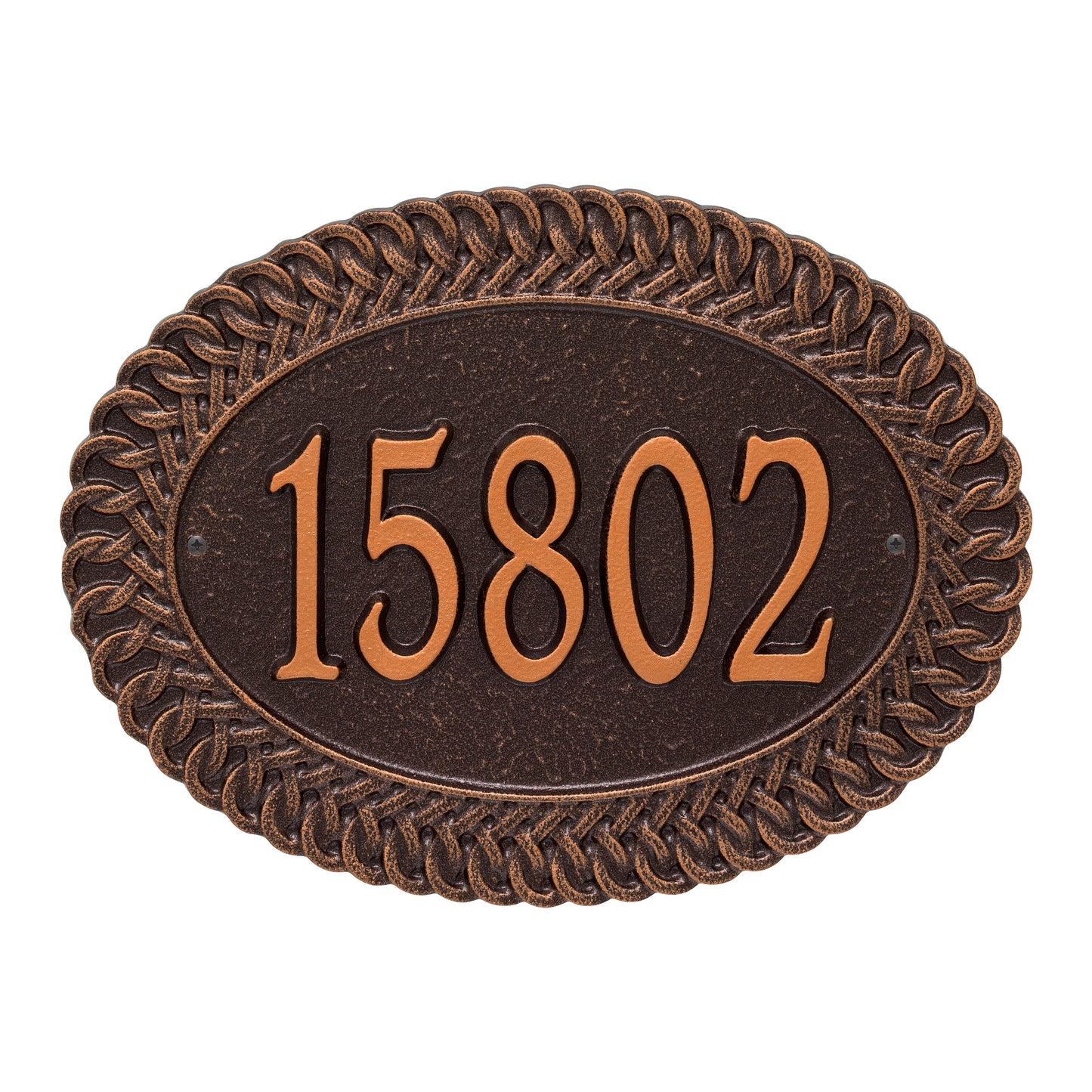 Whitehall Products Personalized Chartwell Standard Wall Plaque One Line Black/gold