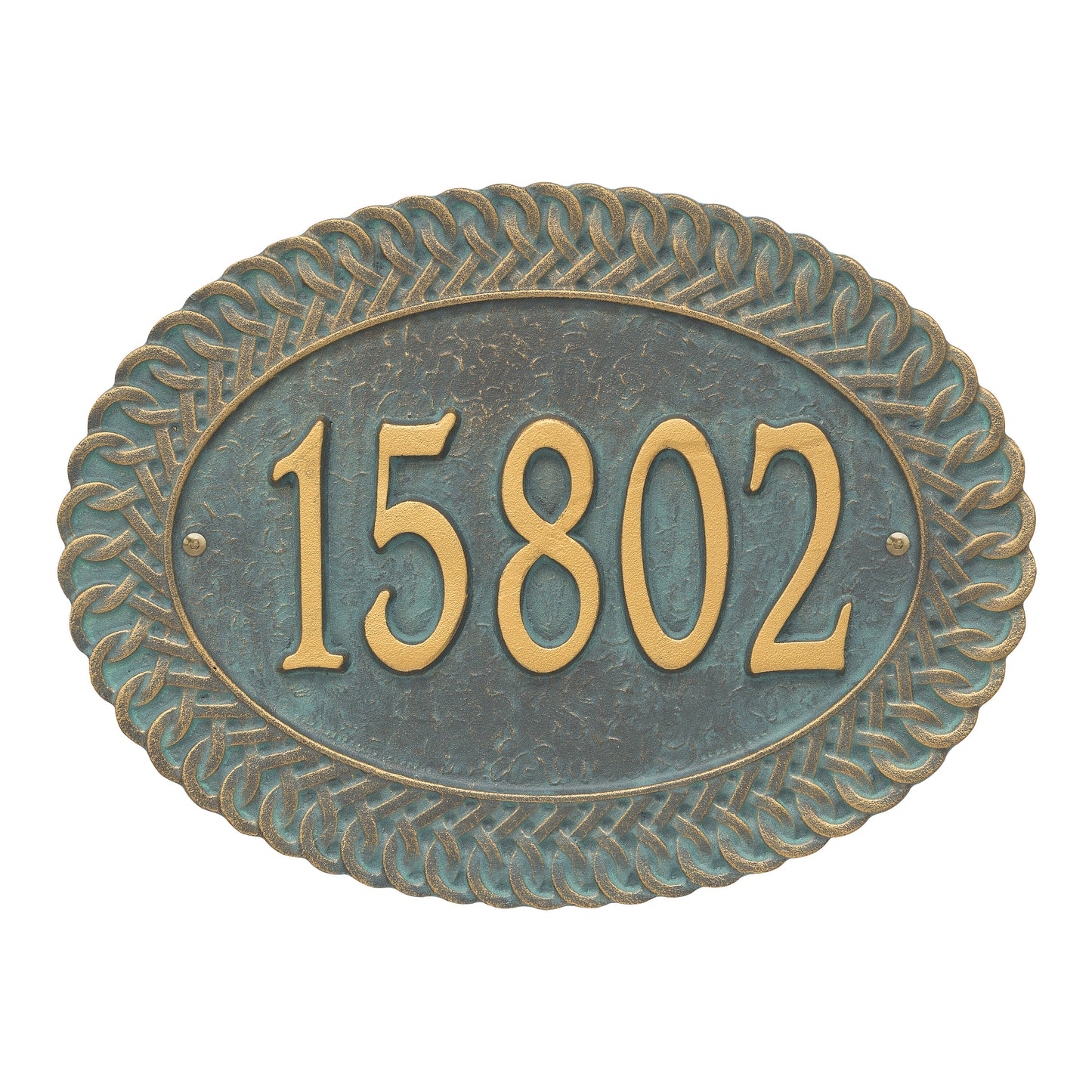 Whitehall Products Personalized Chartwell Standard Wall Plaque One Line Oil Rubbed Bronze