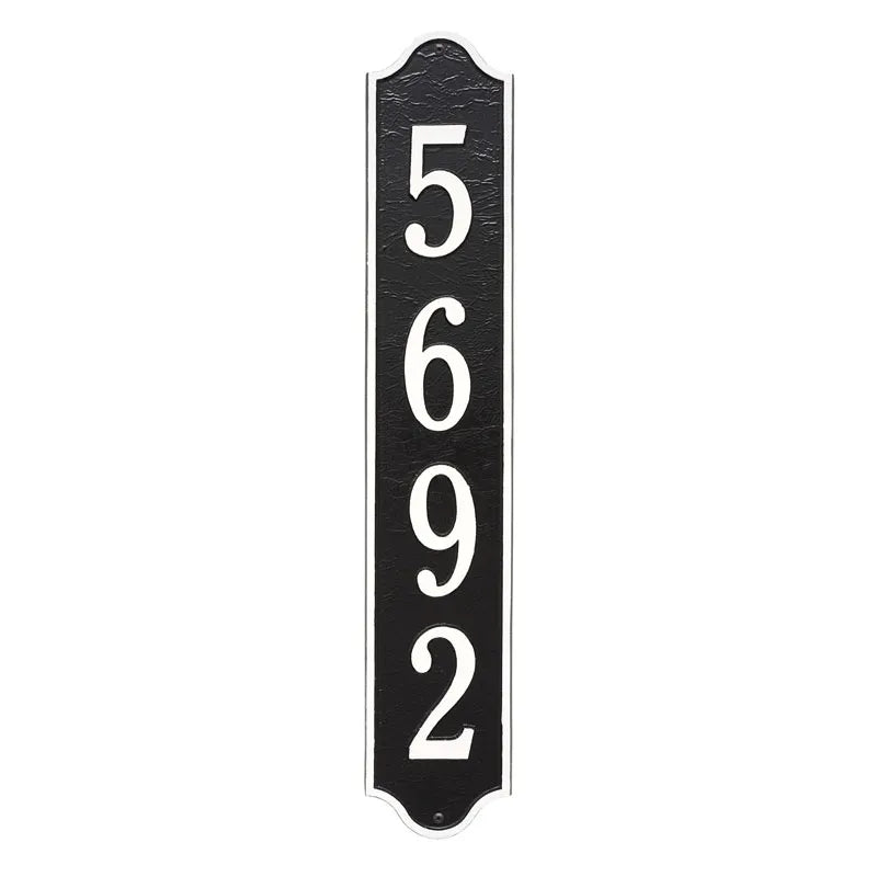 Whitehall Products Personalized Admiral Vertical Estate Wall Plaque One Line Green/gold