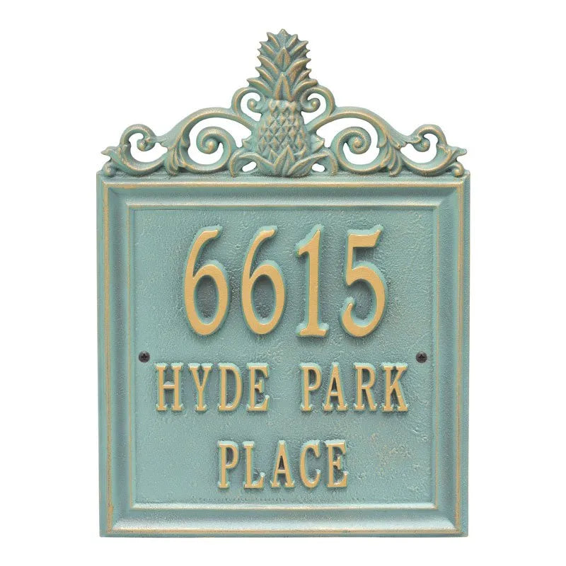 Whitehall Products Personalized Lanai Standard Wall Plaque Three Line